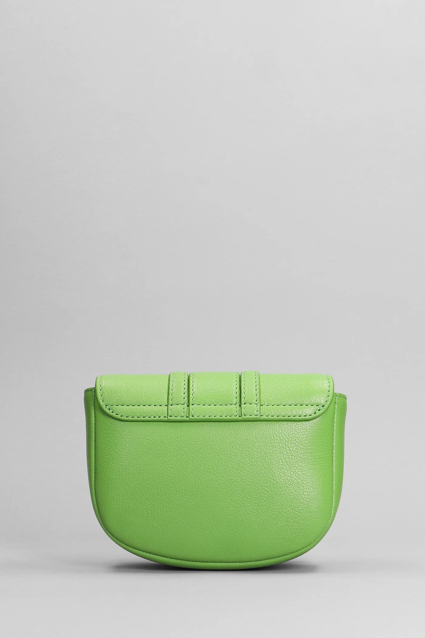 Hana mini Shoulder bag in green leather - Image 3