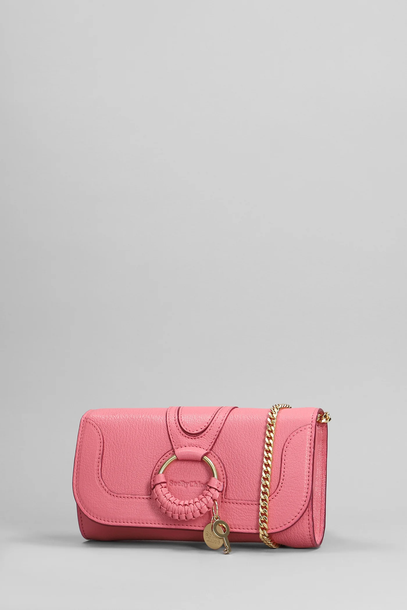 Hana Wallet in rose-pink leather - Image 2