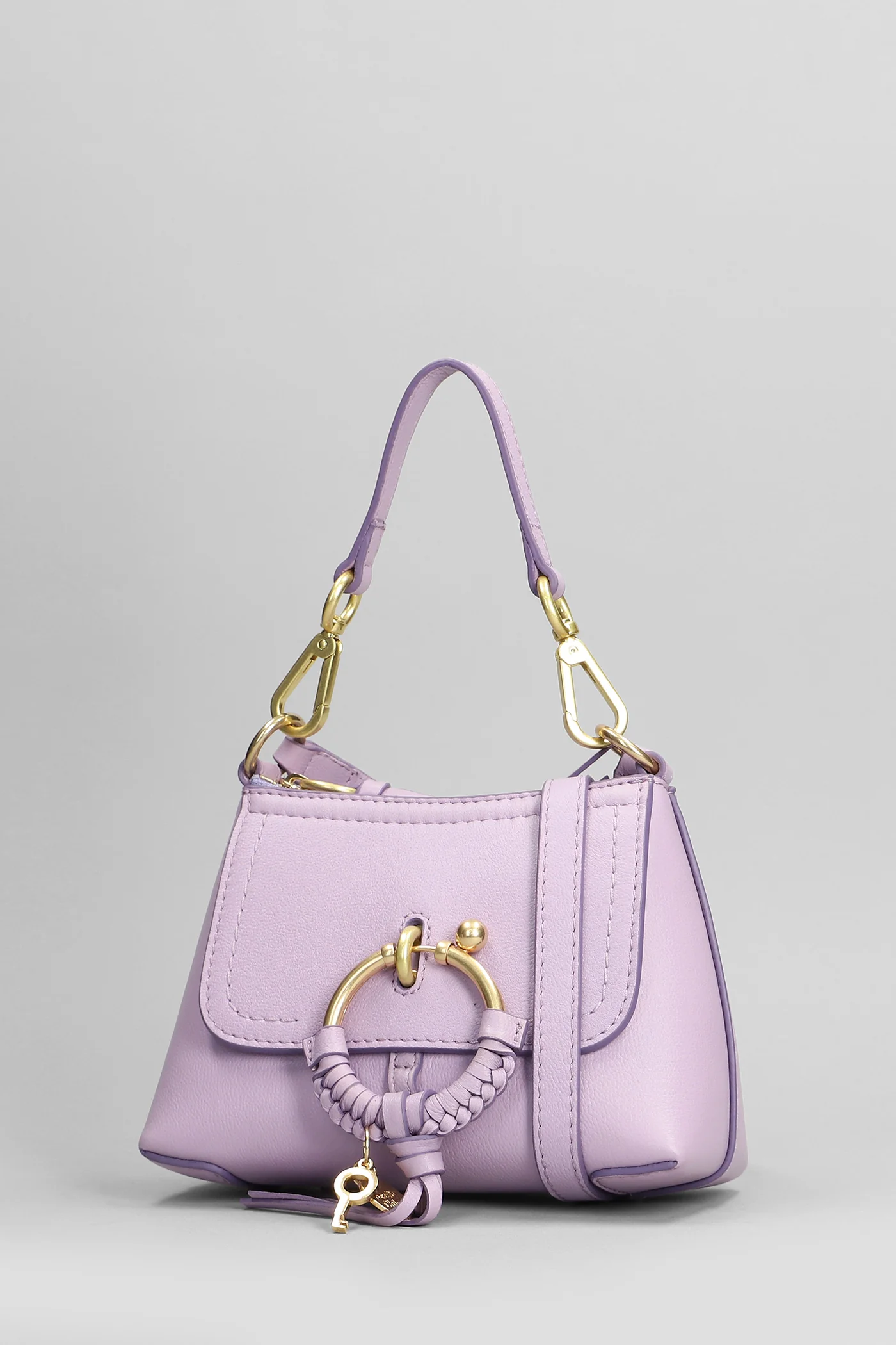 Joan mini Shoulder bag in Lilla leather - Image 2