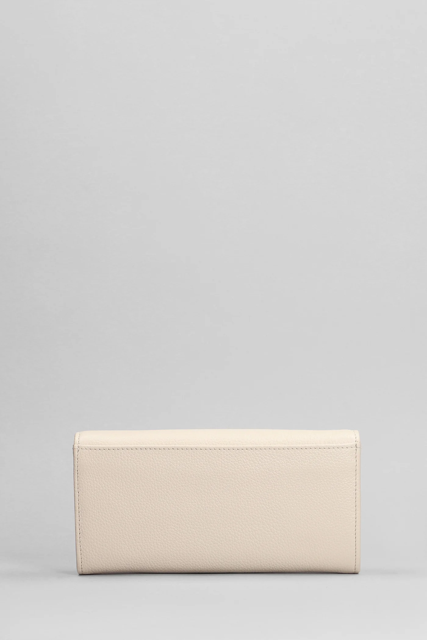 Lizzie Wallet in beige leather - Image 3