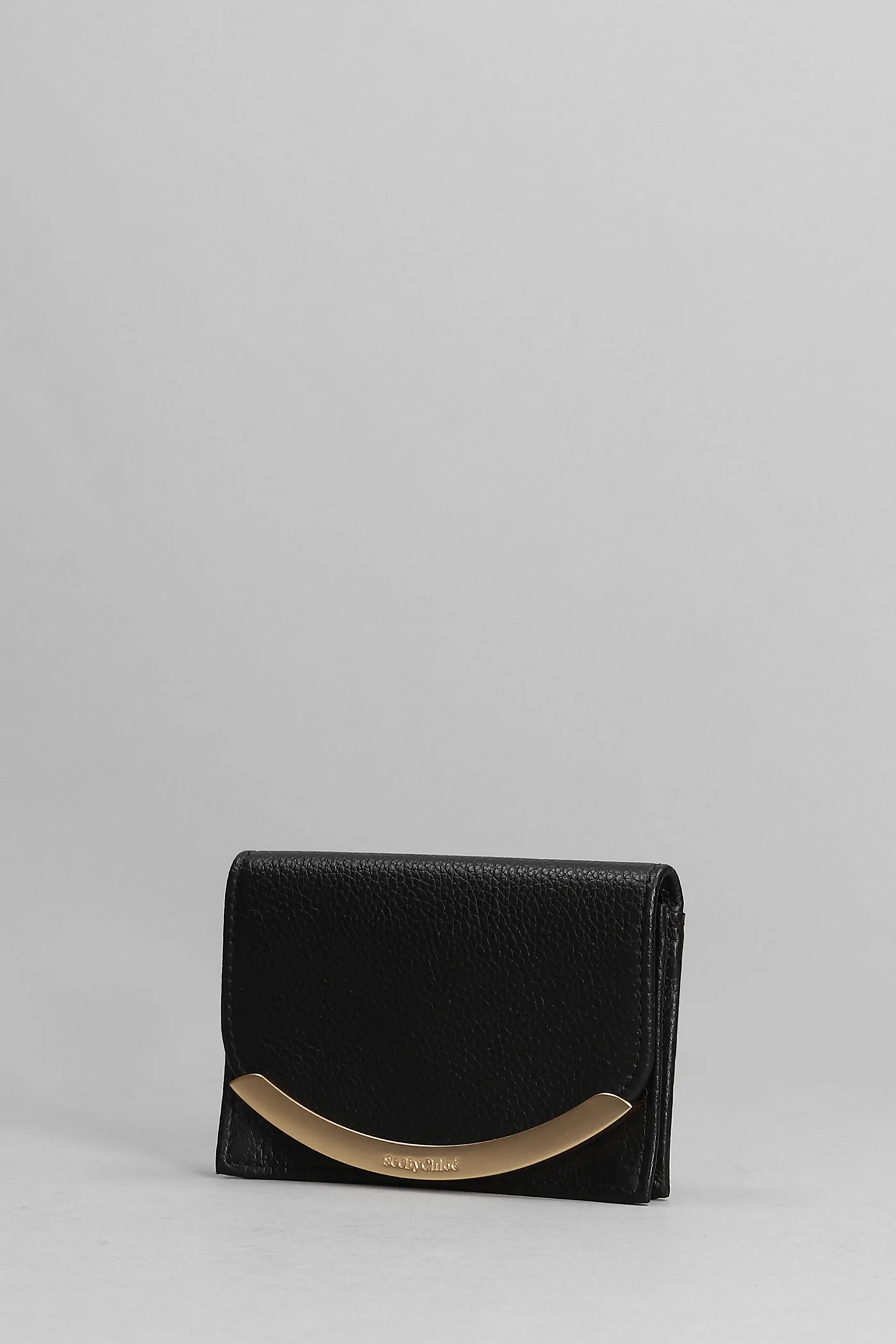 Lizzie Wallet in black leather - Image 2