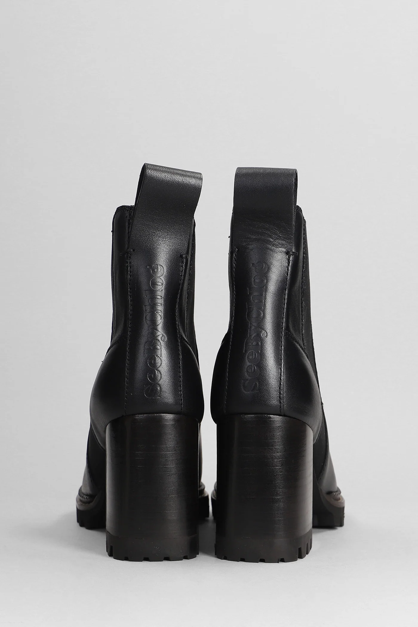 Mallory High heels Ankle boots in black leather - Image 4