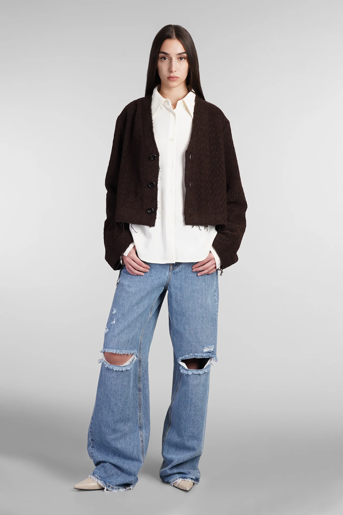 Anais shirt Shirt in beige viscose - Image 2