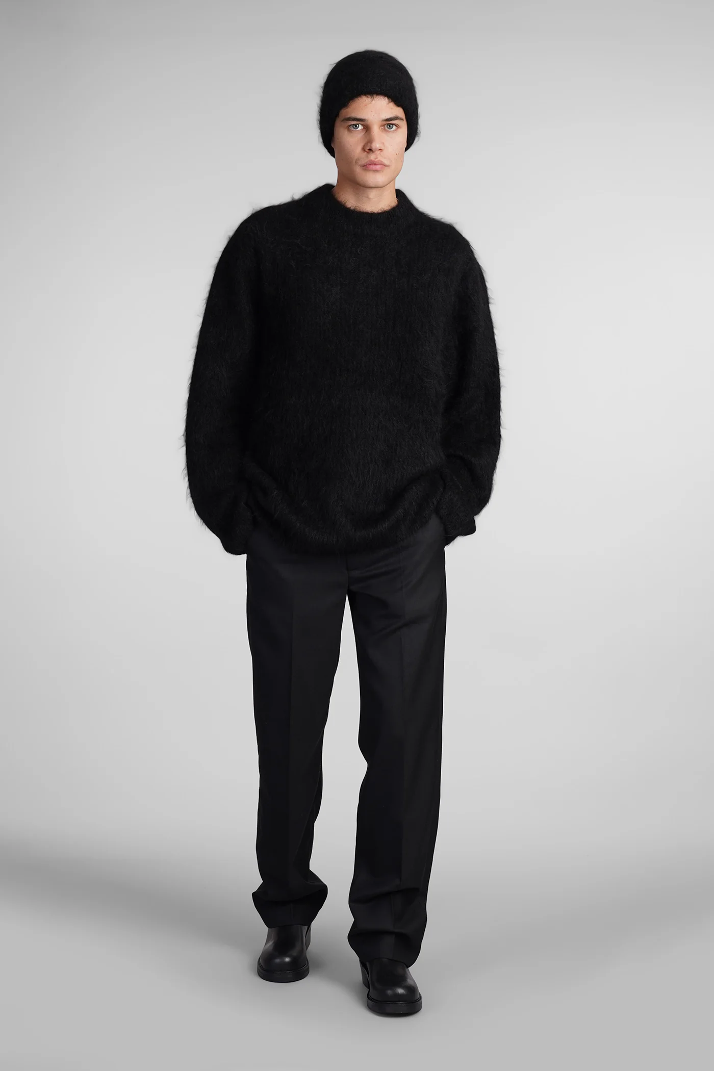 Haru sweater Knitwear in black wool - Image 7