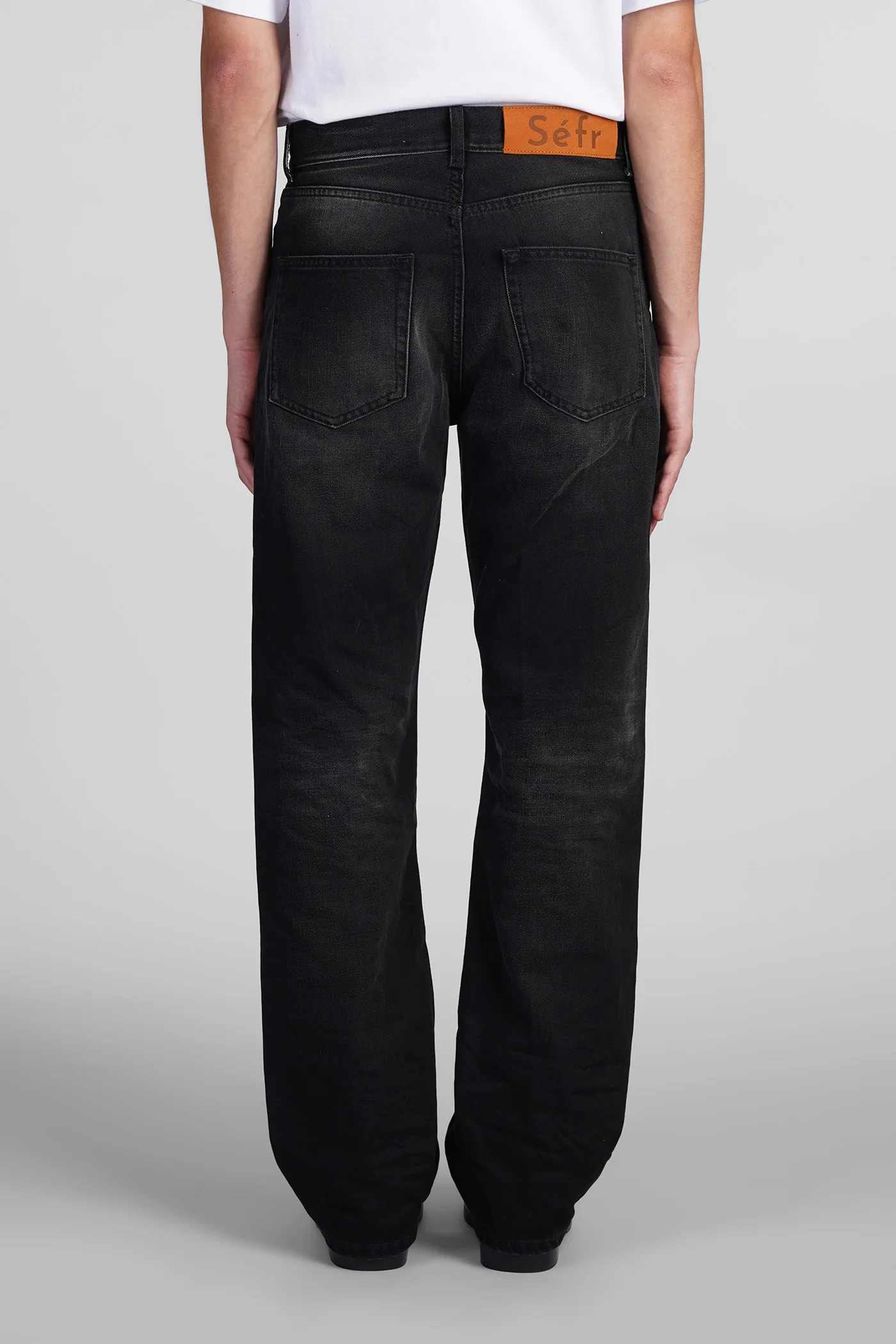 Jeans in black cotton - Image 3