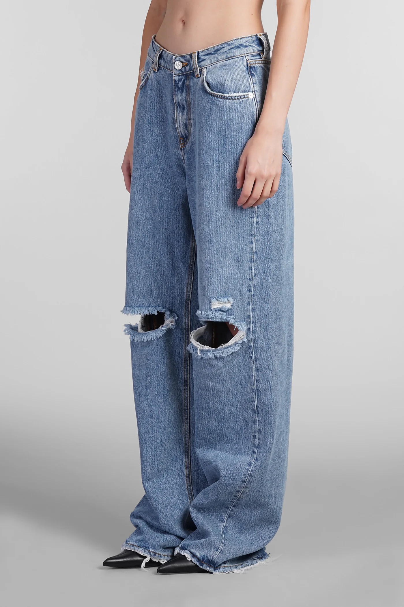 Jeans in blue cotton - Image 4