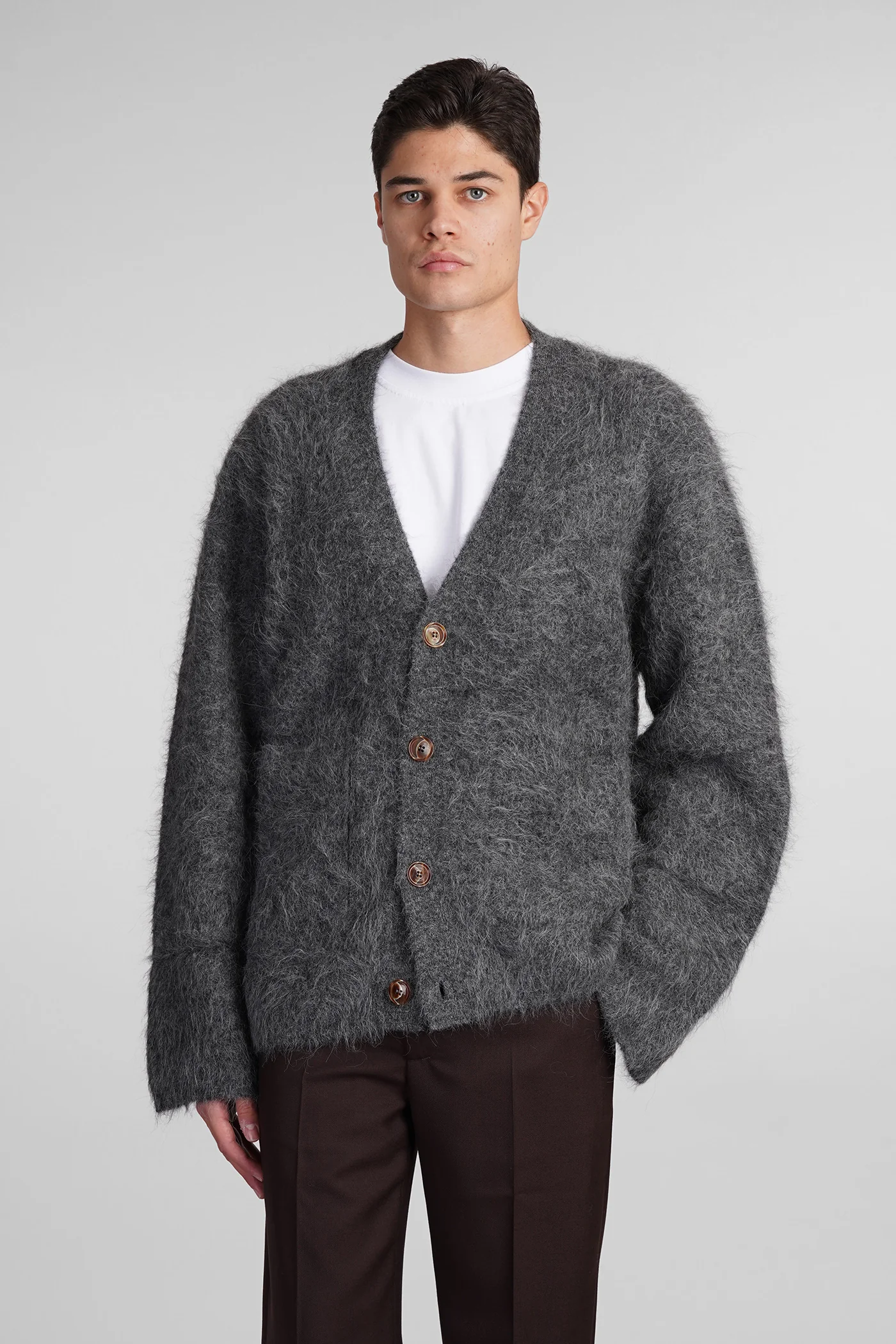 Lee cardigan Cardigan in grey wool - Image 11