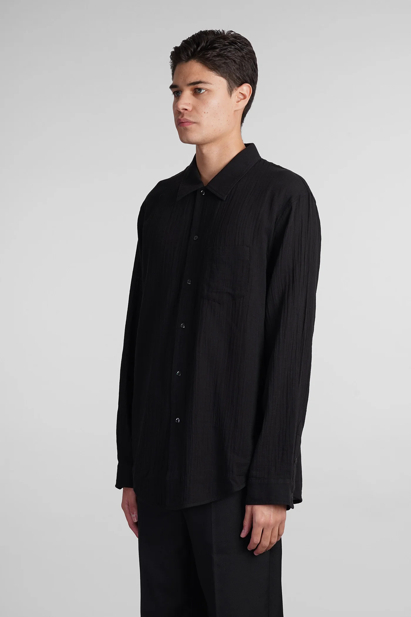 Leo shirt Shirt in black cotton - Image 14
