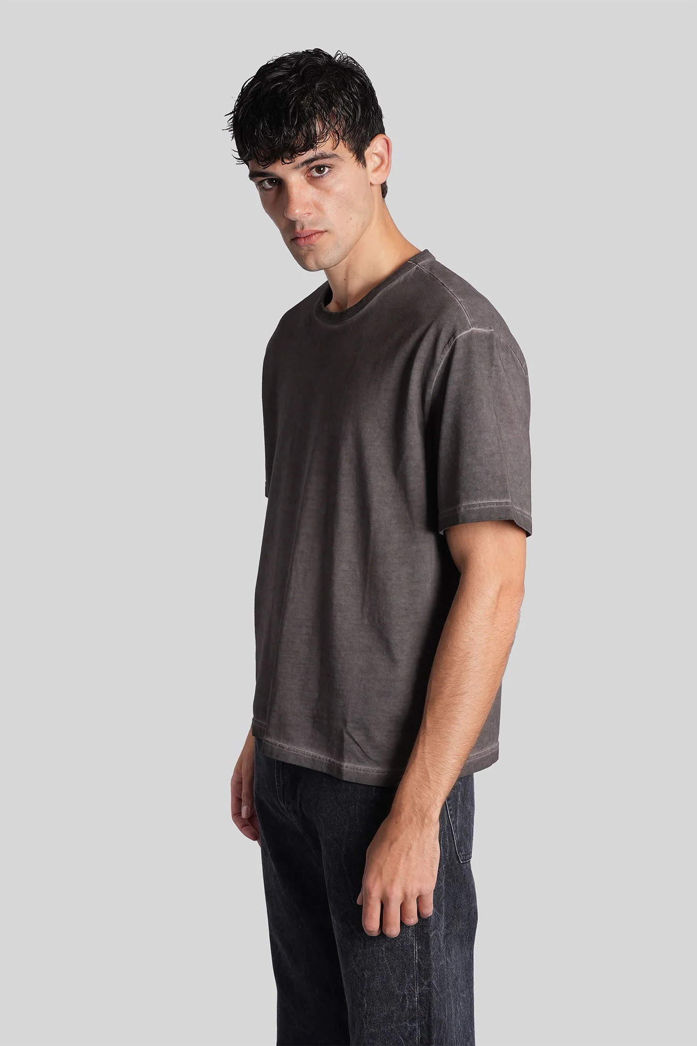Mauro T-Shirt in grey cotton - Image 14