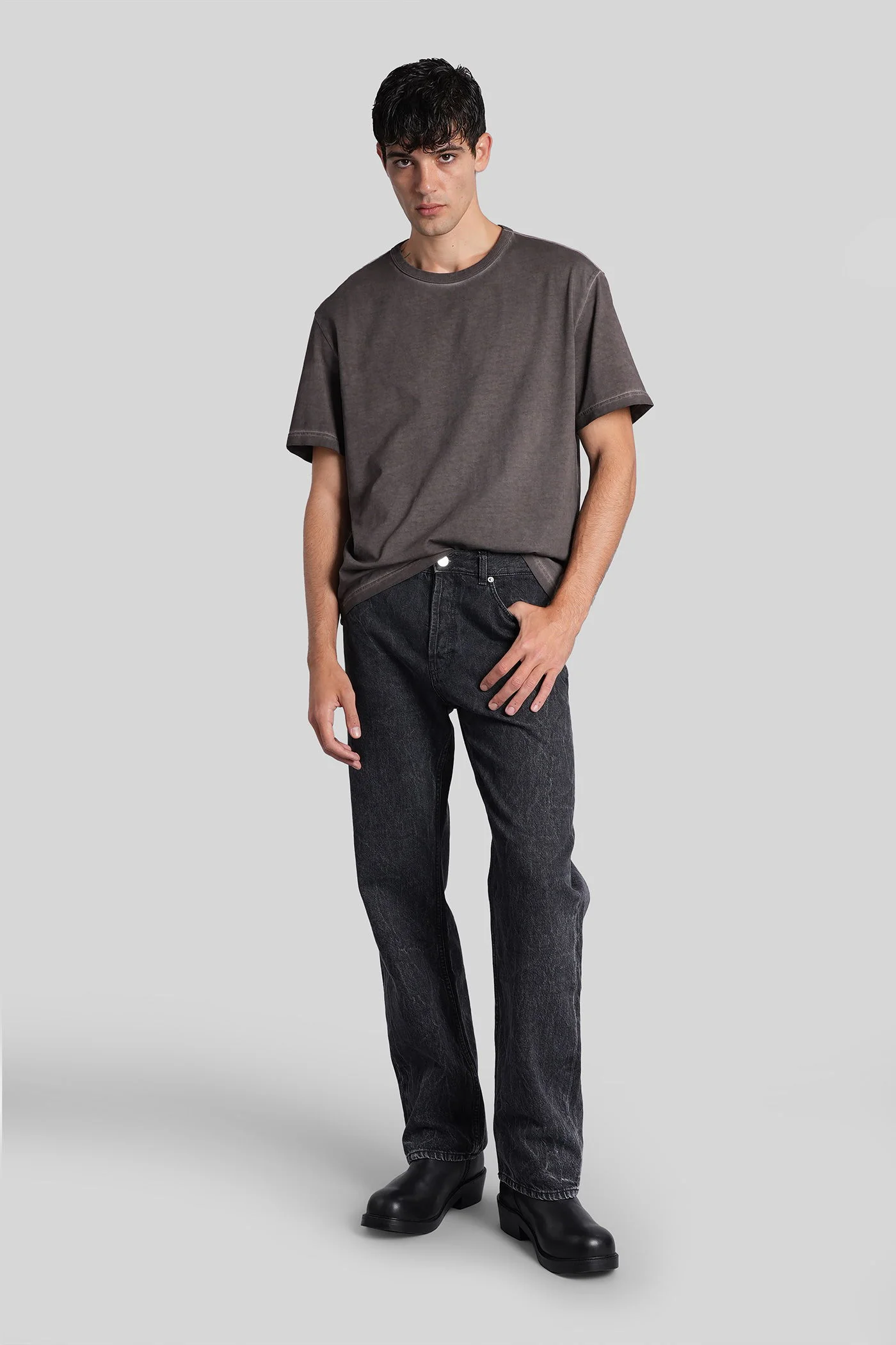 Mauro T-Shirt in grey cotton - Image 47