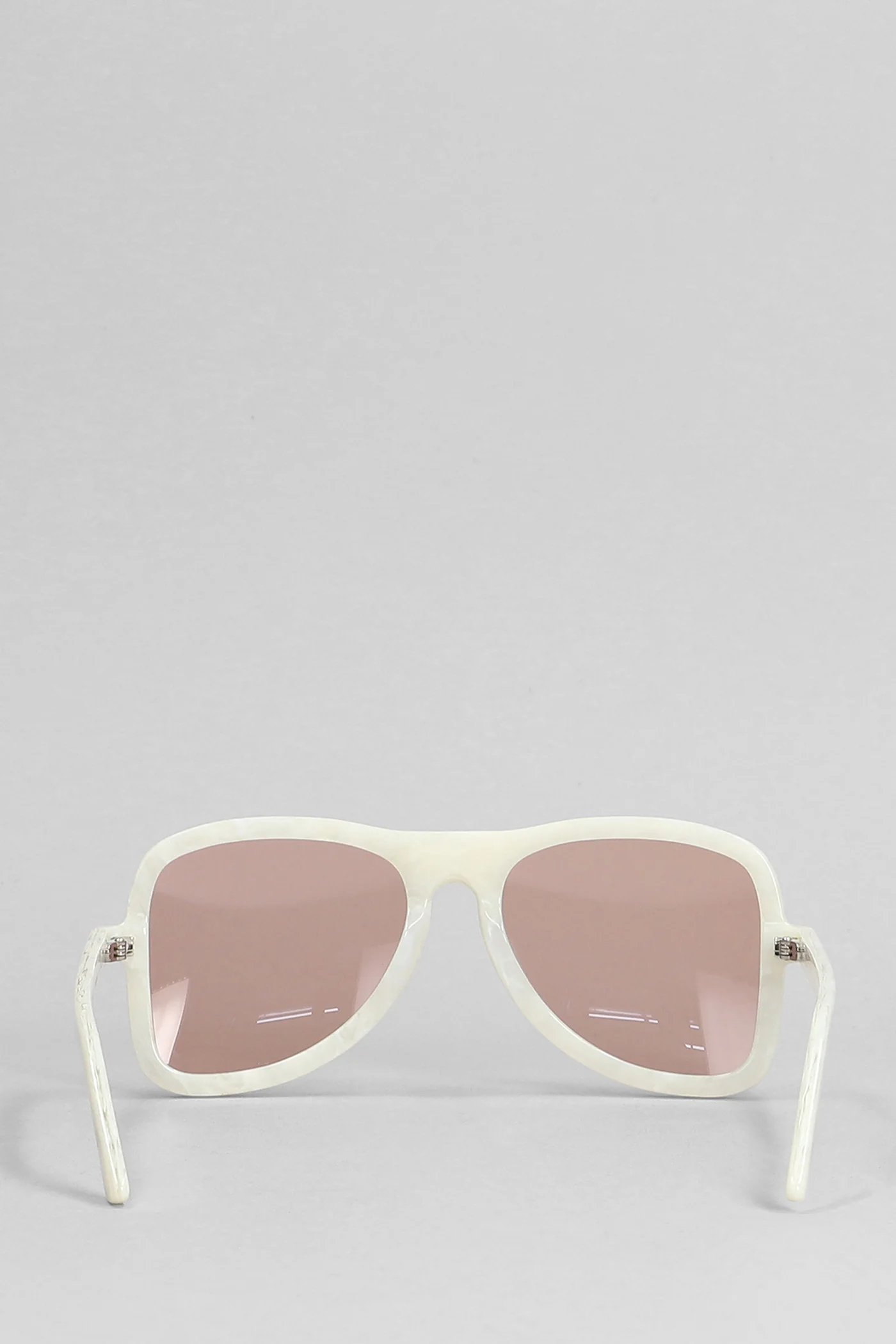 Sunglasses in white acetate - Image 3