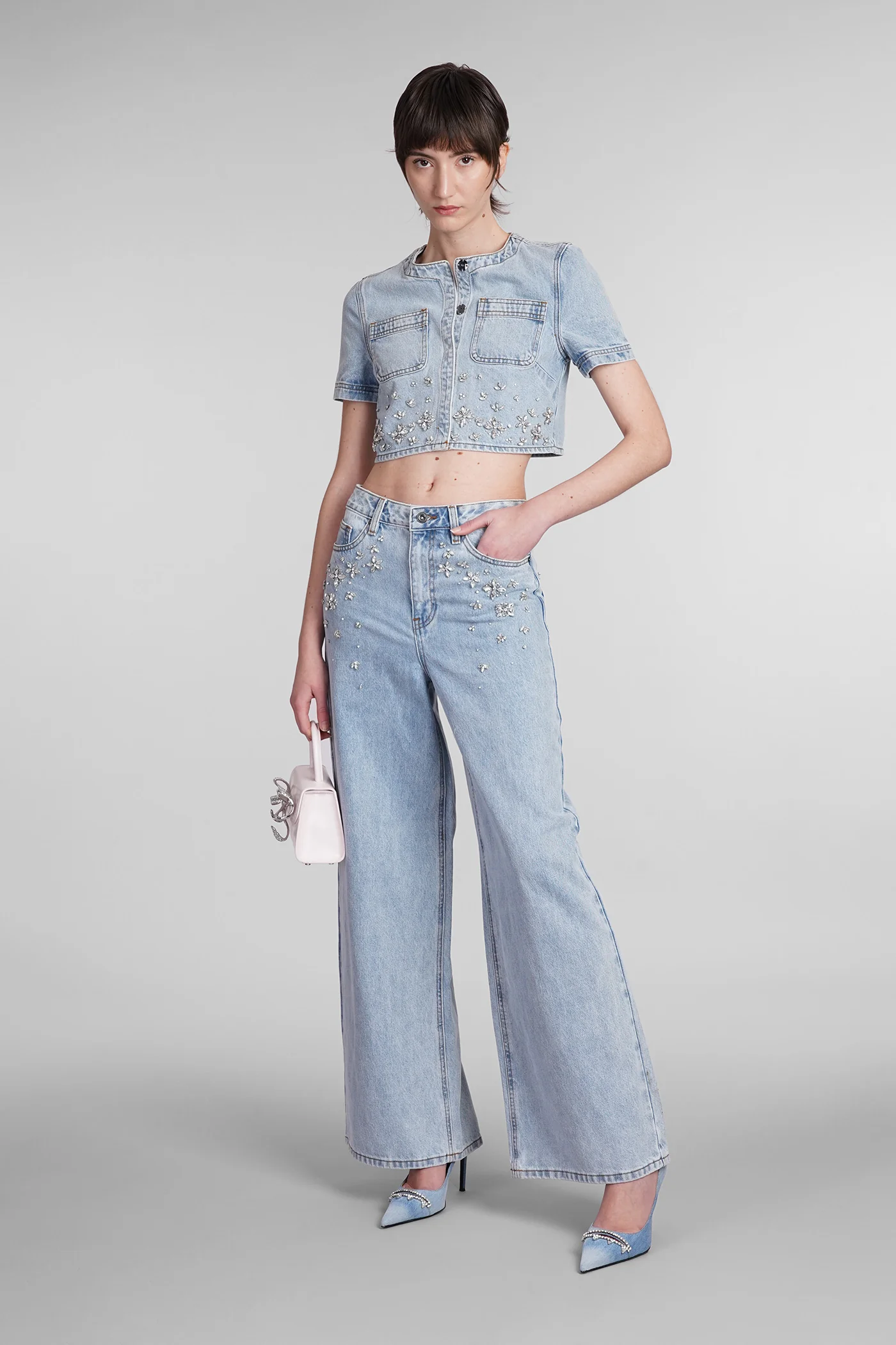 Jeans in blue cotton - Image 2