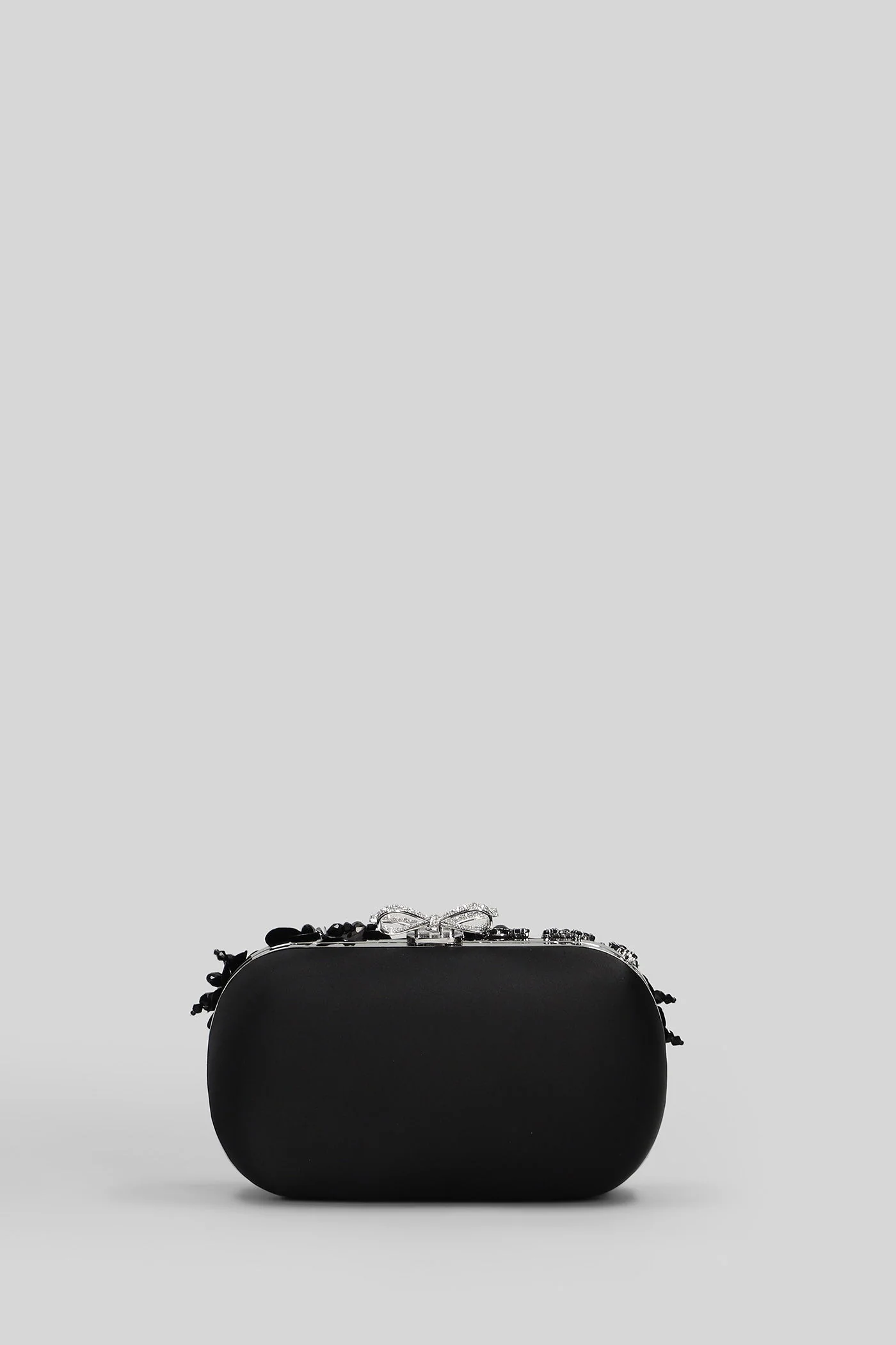 Shoulder bag in black polyester - Image 3
