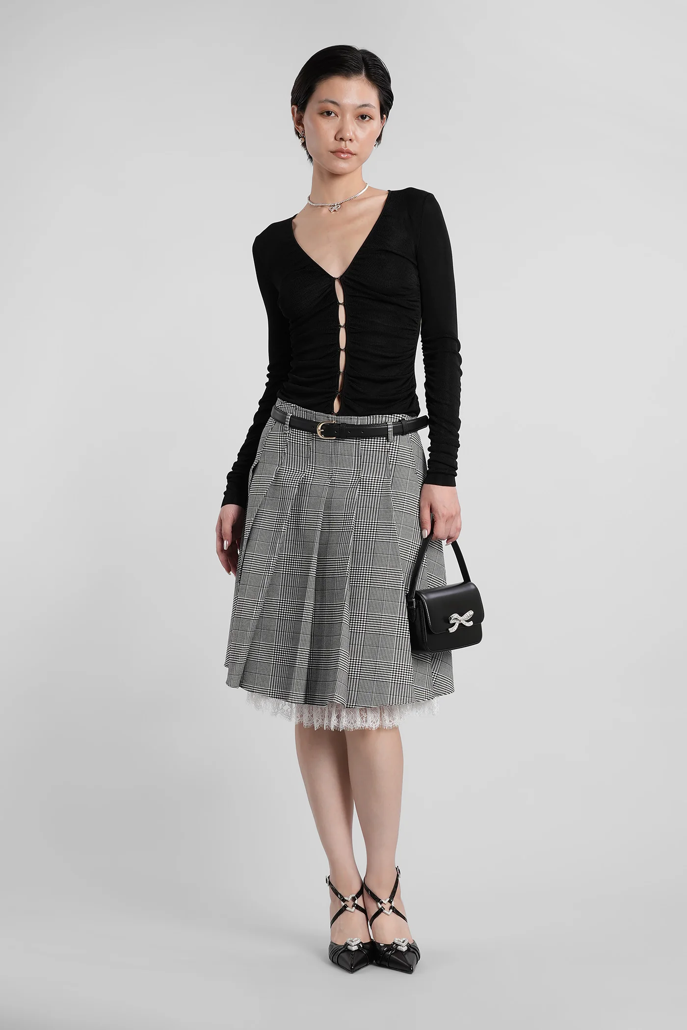 Topwear in black viscose - Image 2