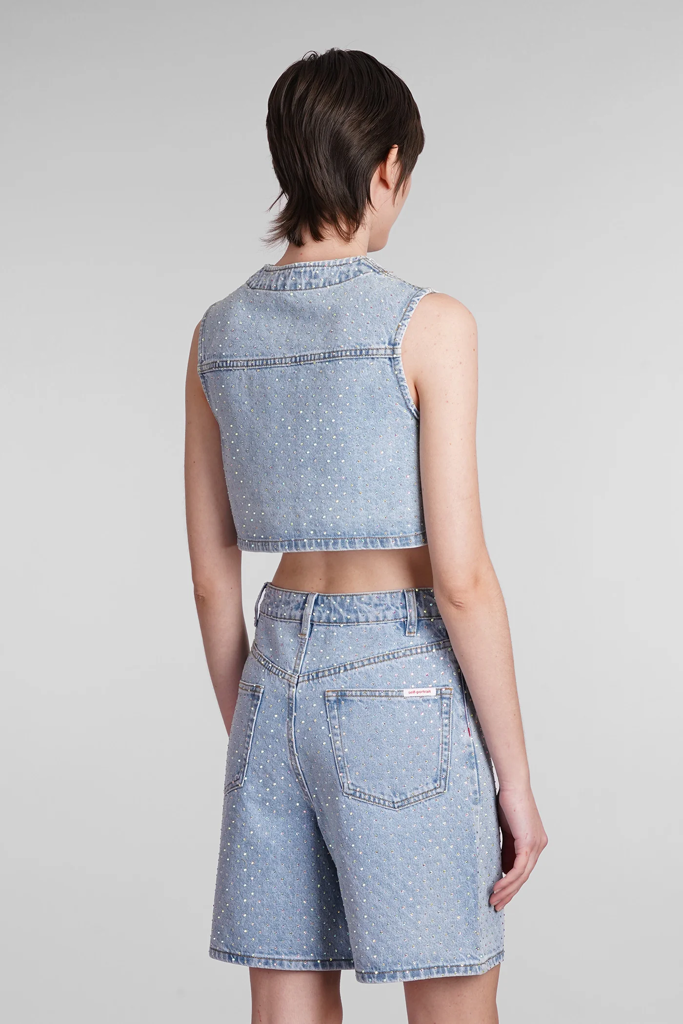 Topwear in blue cotton - Image 3