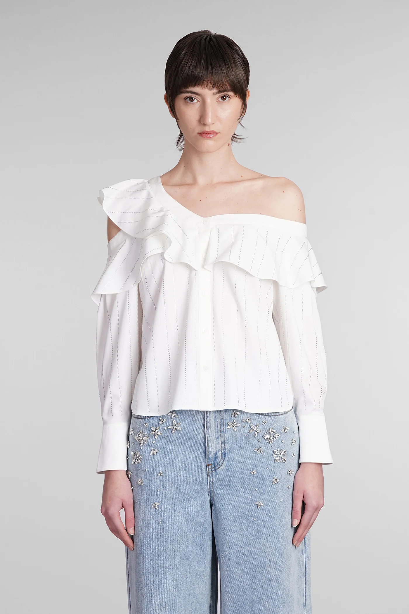 Topwear in white Polyethylene