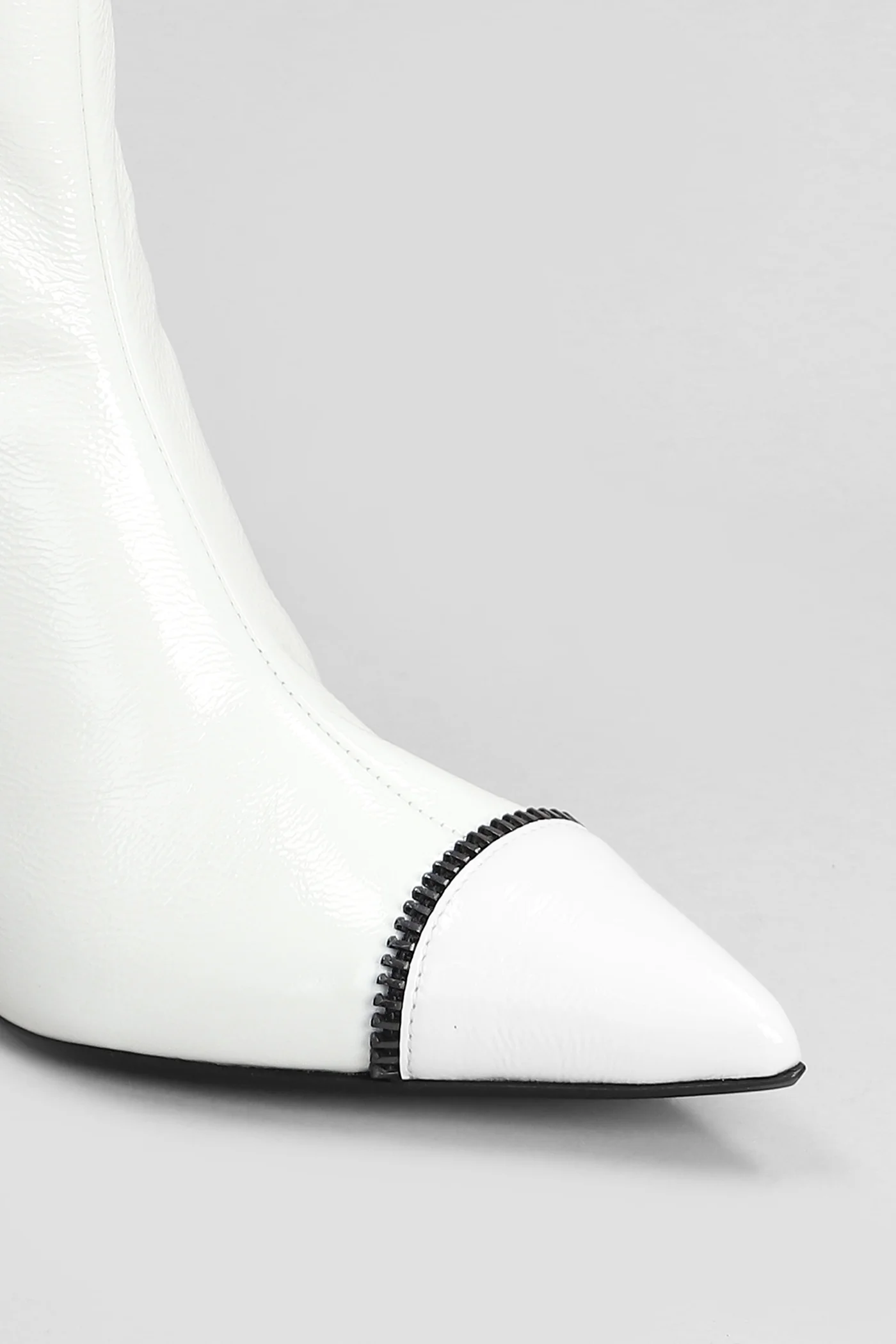 Elettra 5 High heels Ankle boots in white Cly - Image 5
