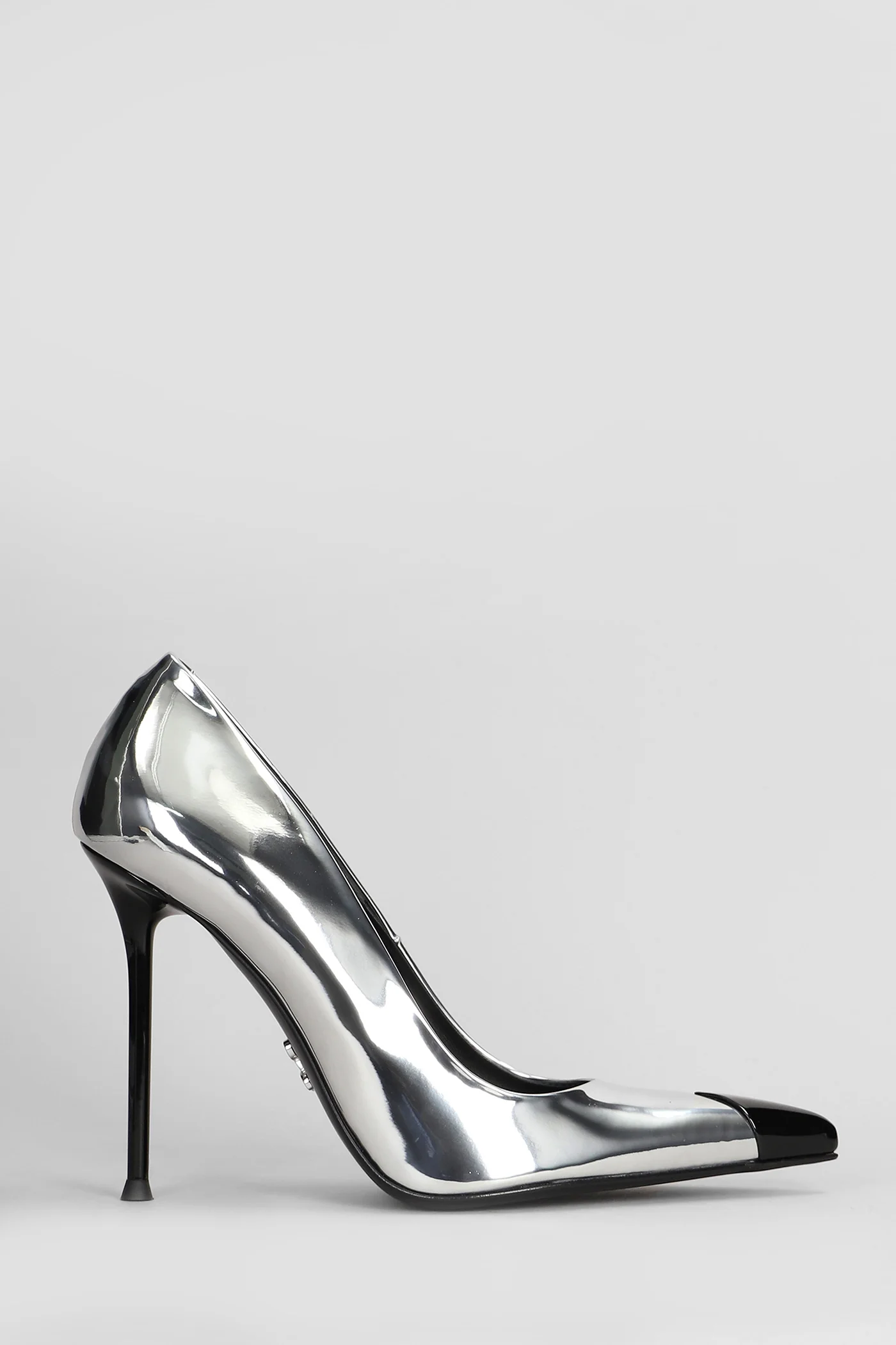 Ley 5-Pu Pumps in silver leather