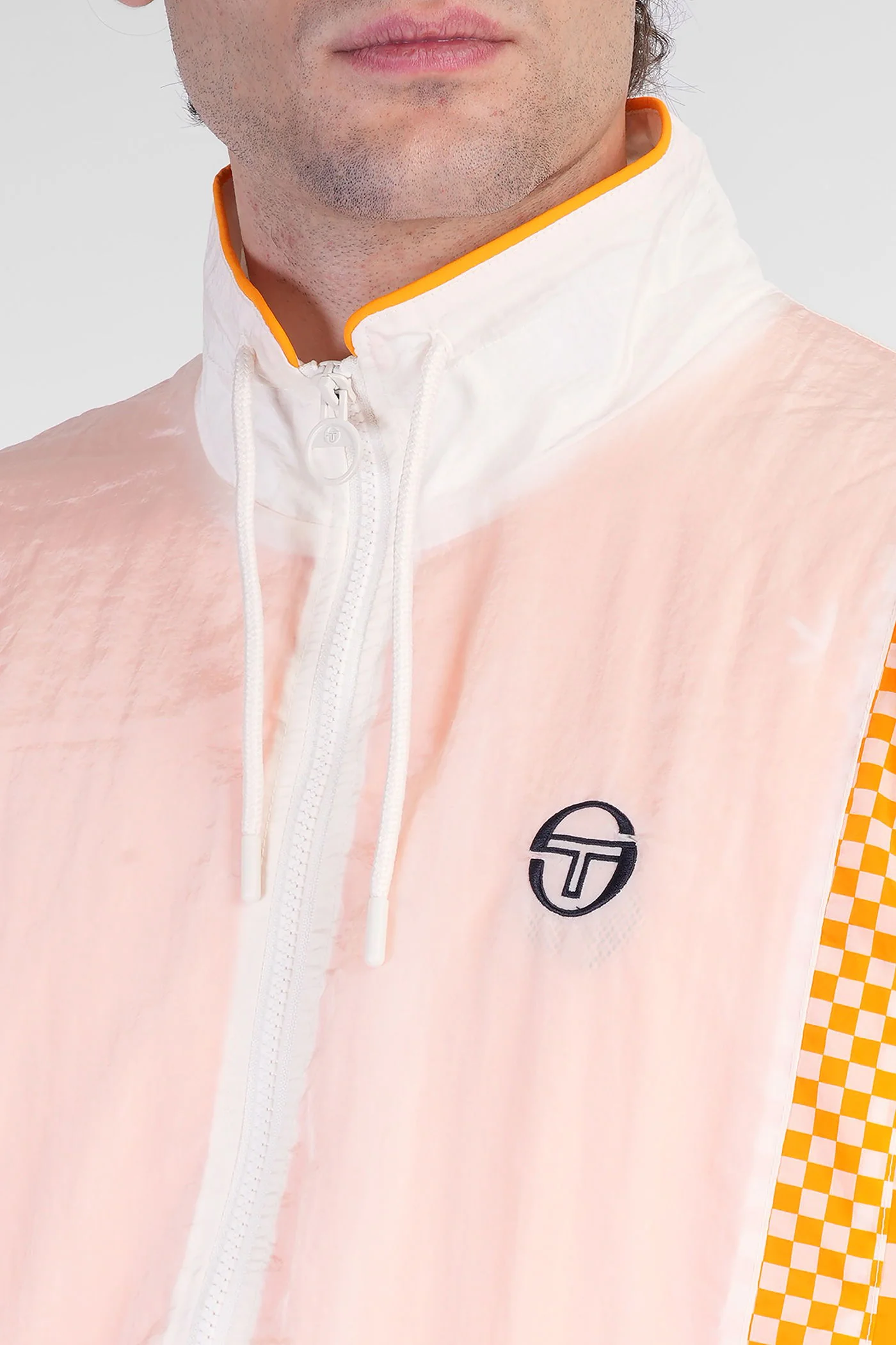 Alfredo Casual jacket in orange polyamide - Image 4