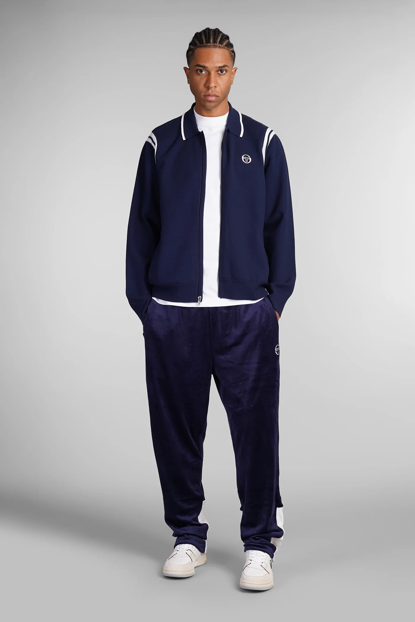 Pants in blue polyester - Image 2