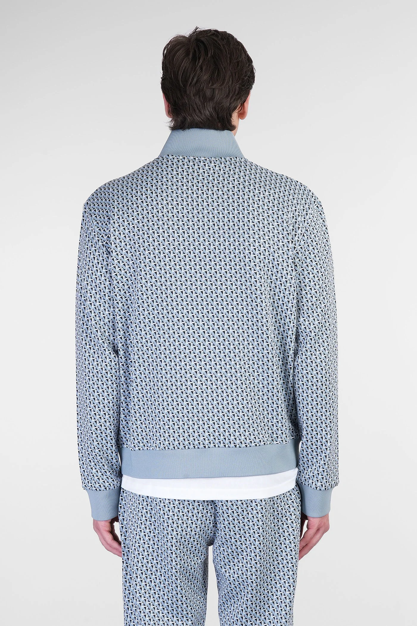 Paolo Sweatshirt in cyan polyester - Image 3