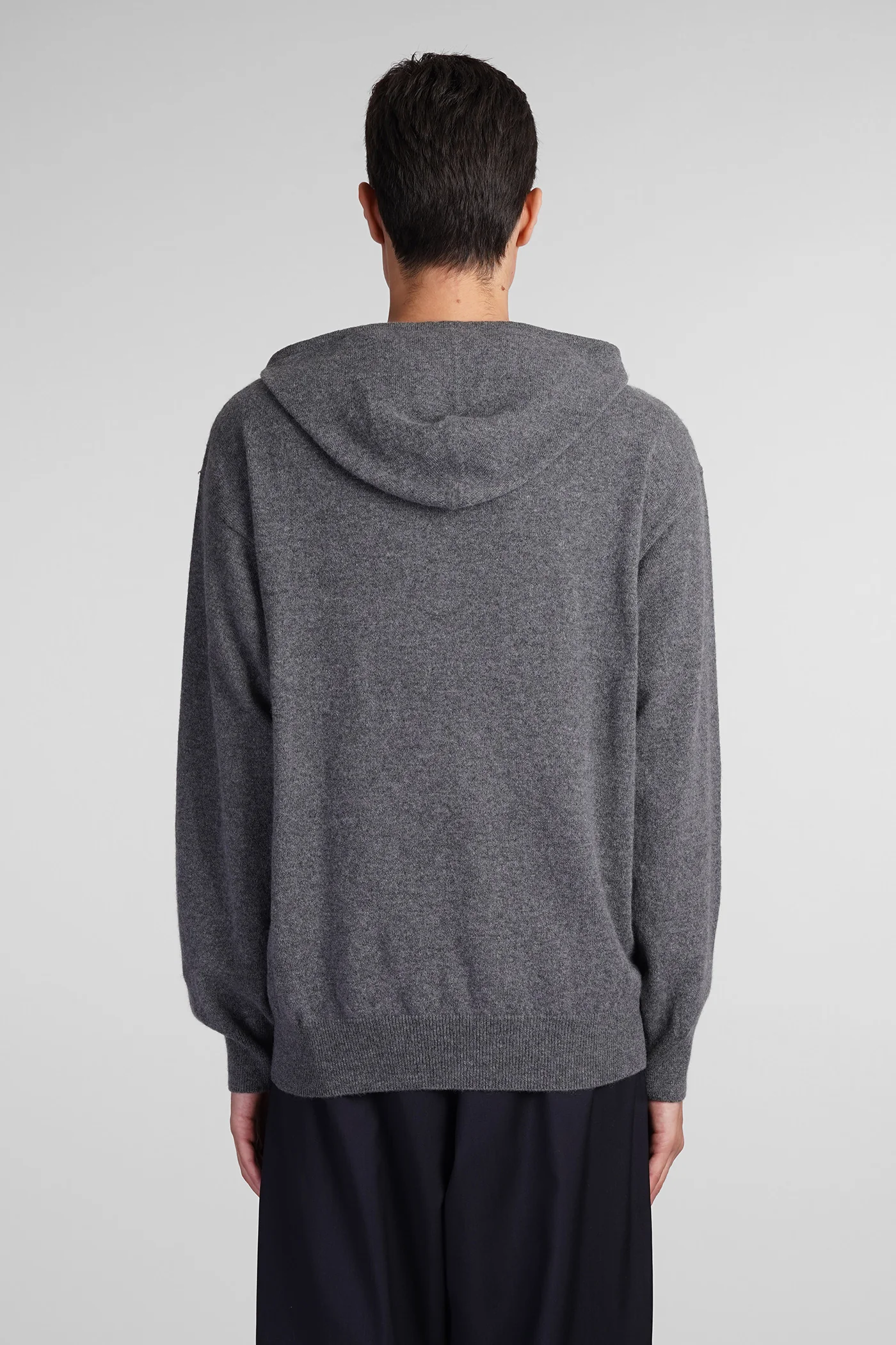 Knitwear in grey cashmere - Image 3