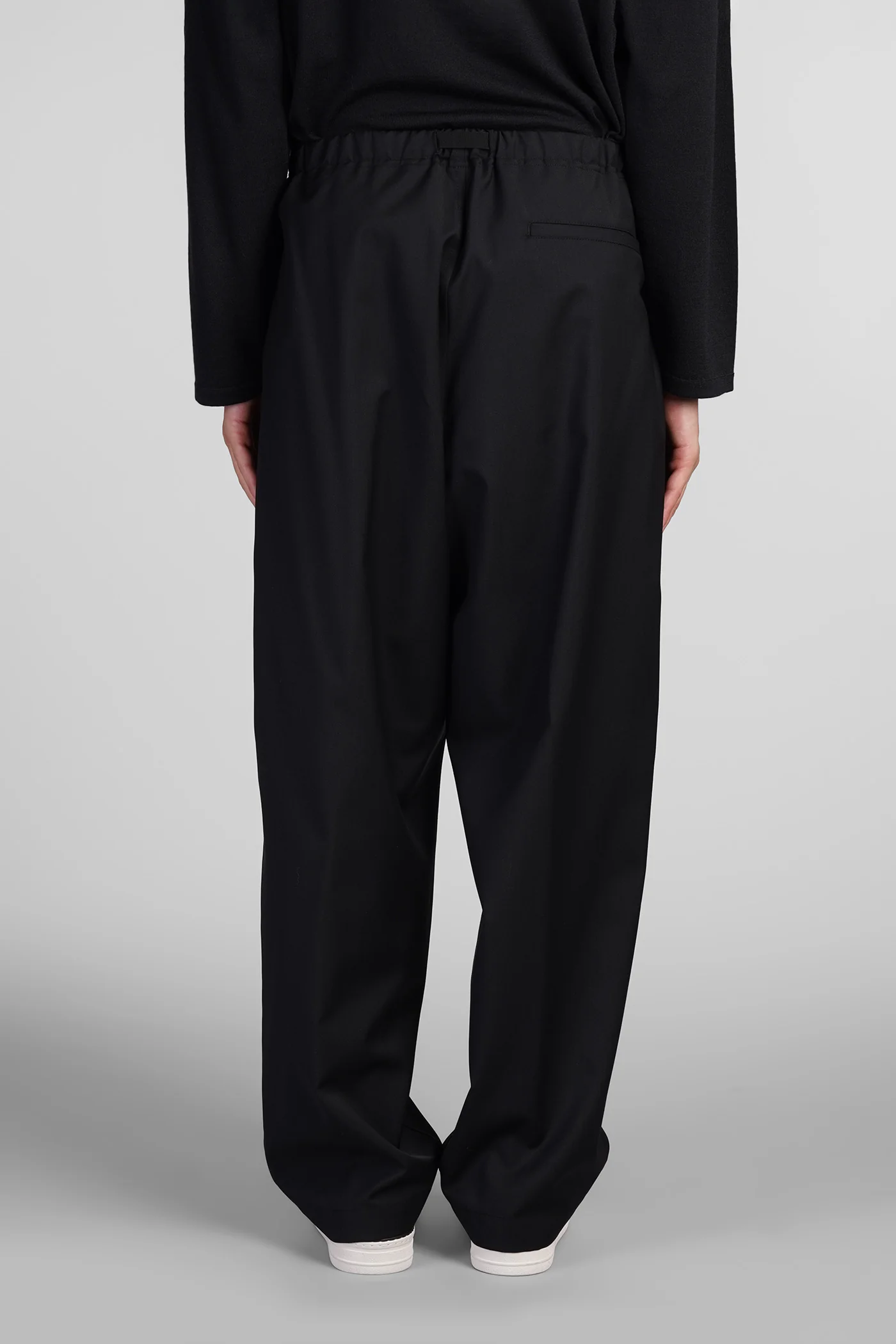 Pants in black wool - Image 3