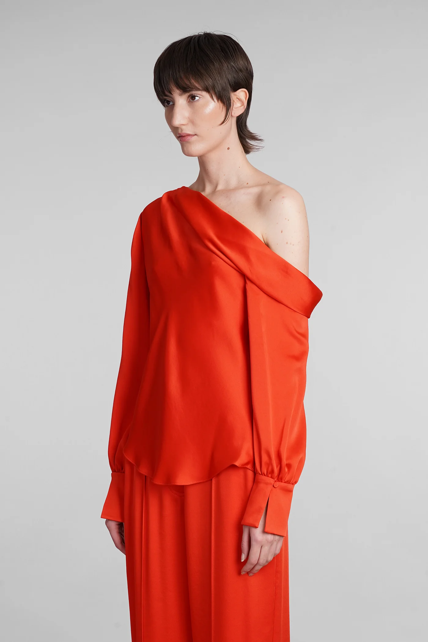 Alice Topwear in red acetate - Image 4