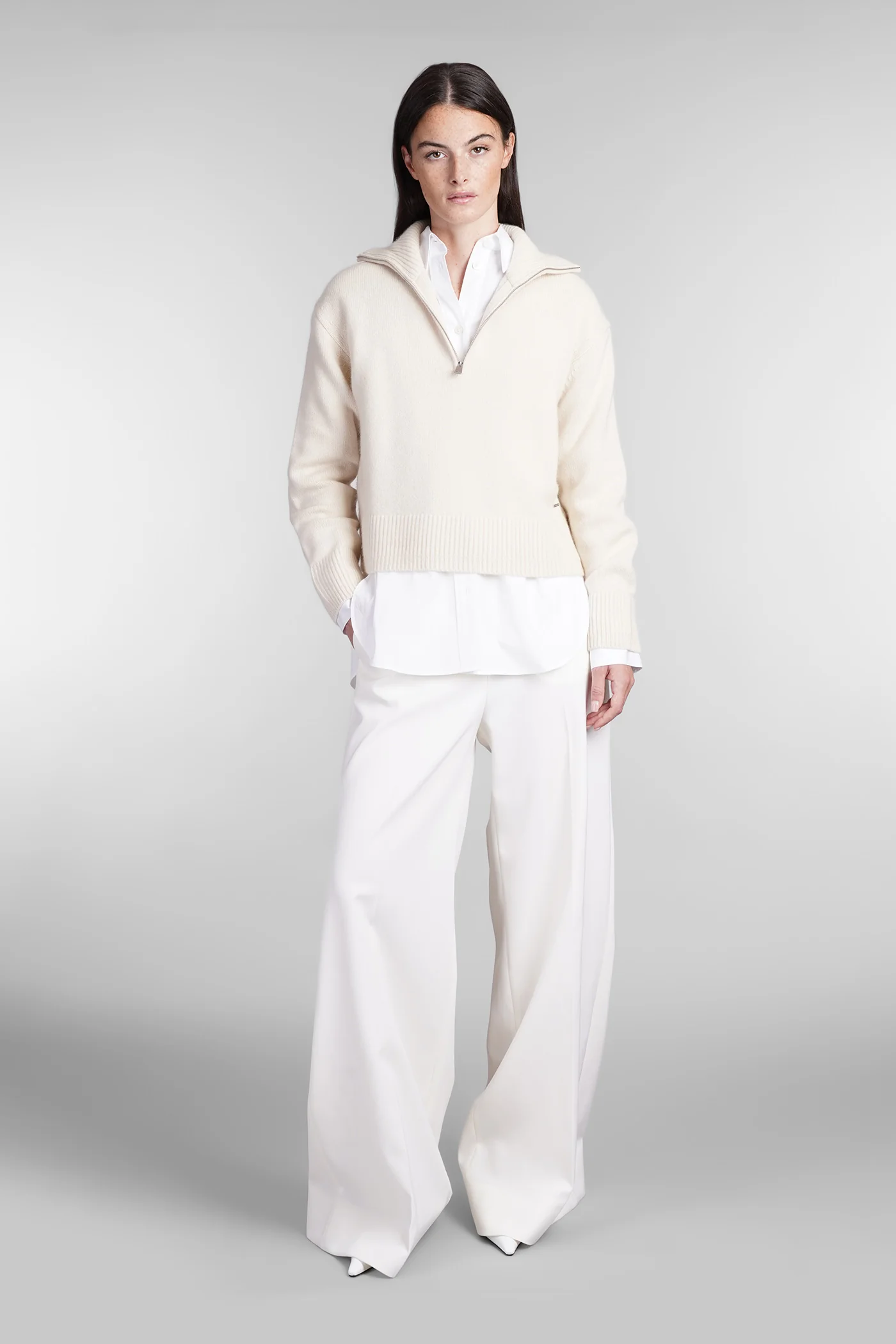 Andes Knitwear in beige cashmere - Image 2