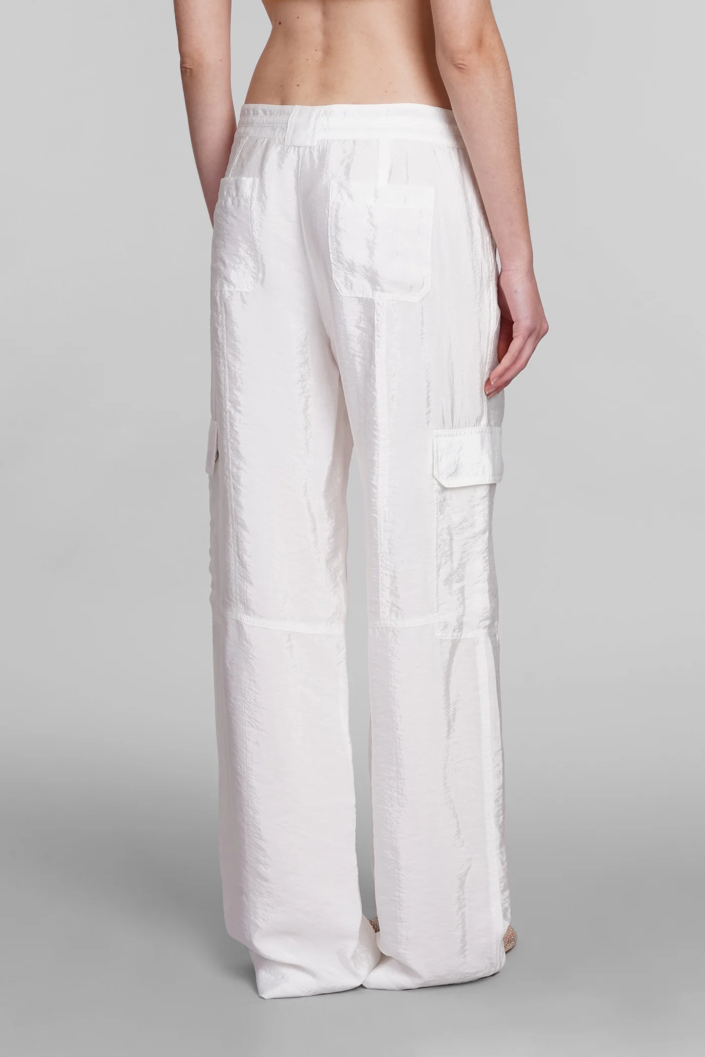 Aurora Pants in white Rayon - Image 3