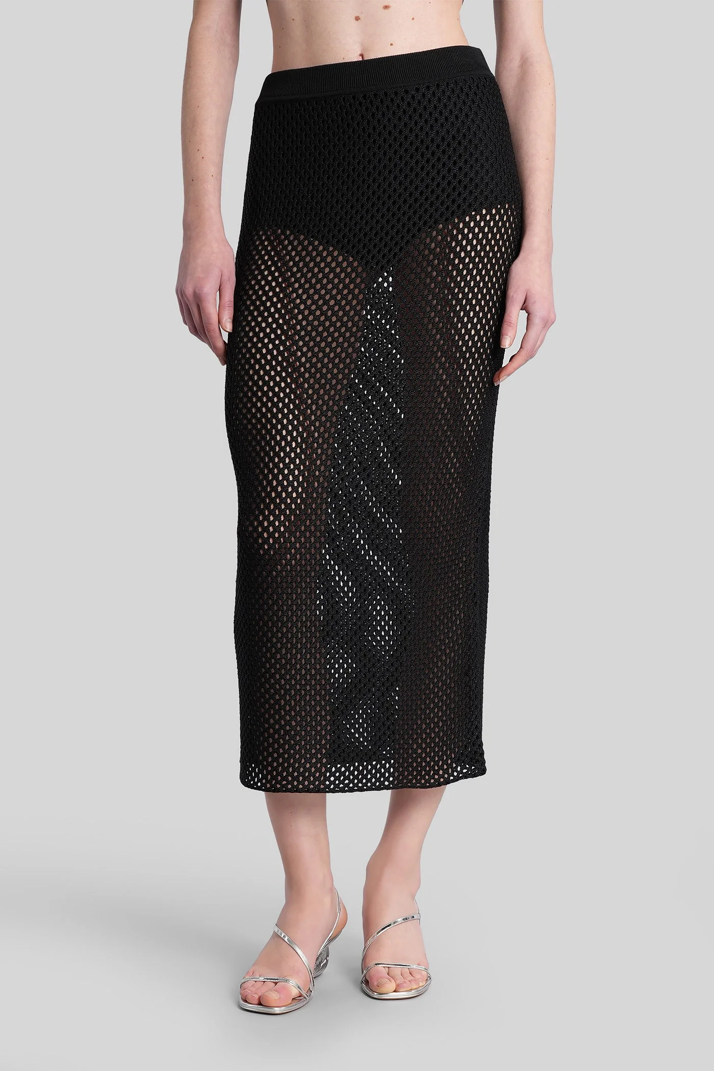 Demitri Skirt in black Rayon