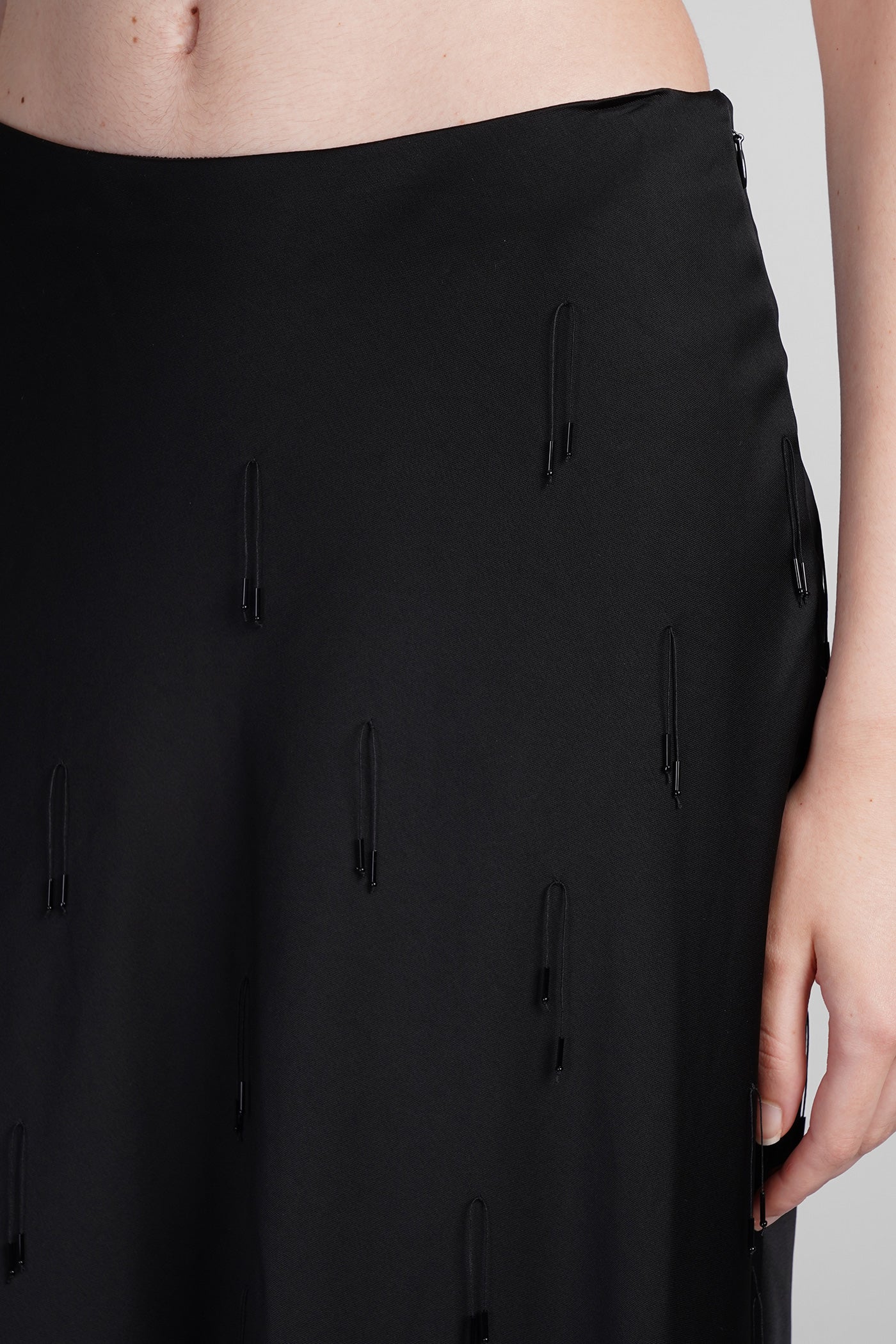 Kade Skirt in black polyester - Image 5