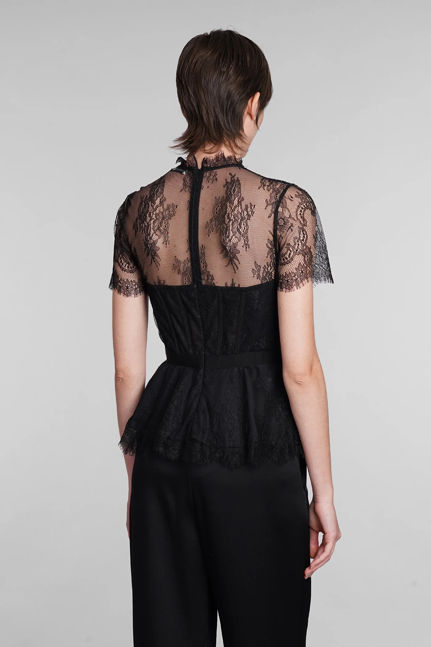 Kehlani Topwear in black nylon - Image 3