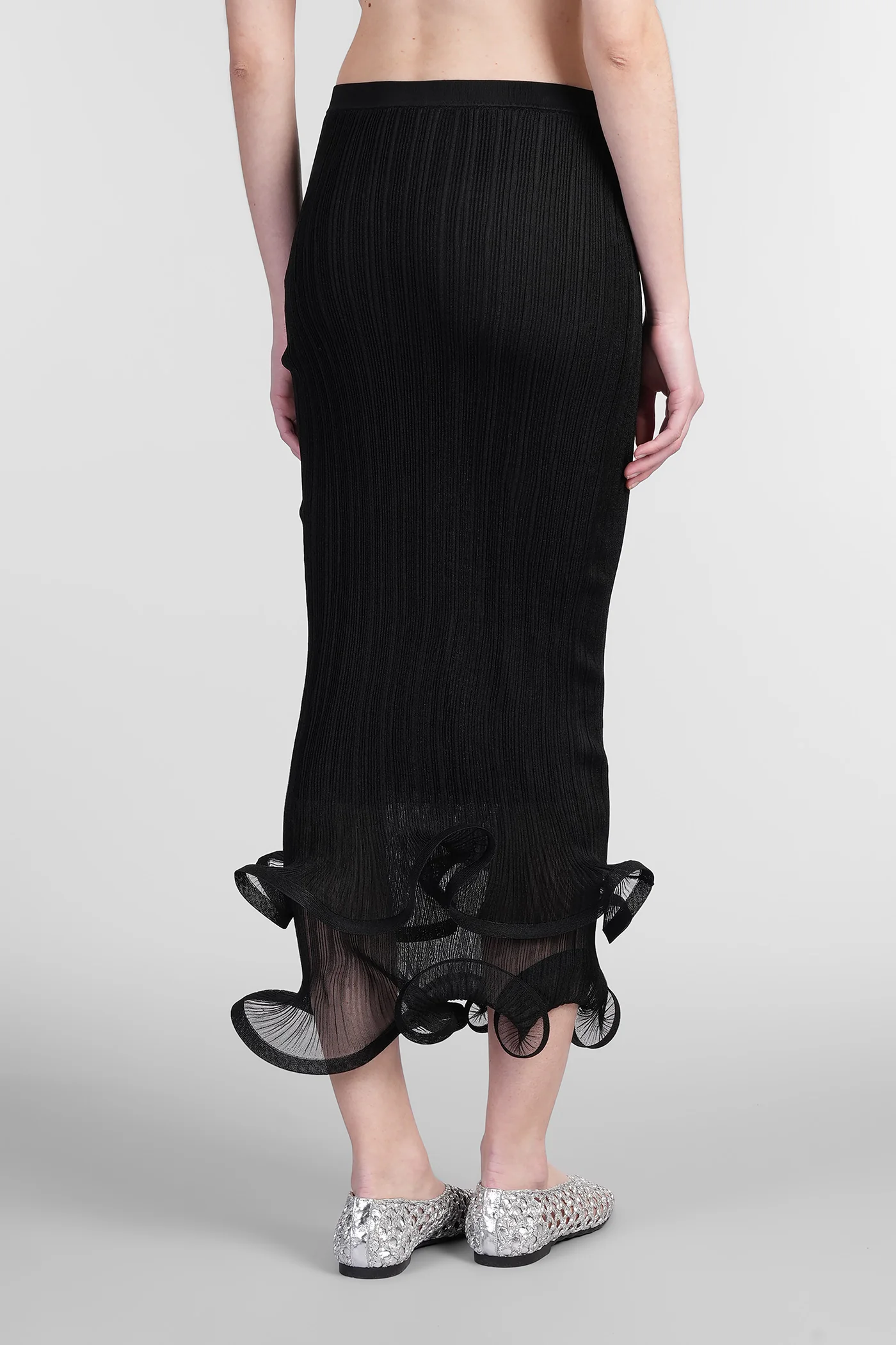 Kelso Skirt in black polyester - Image 3
