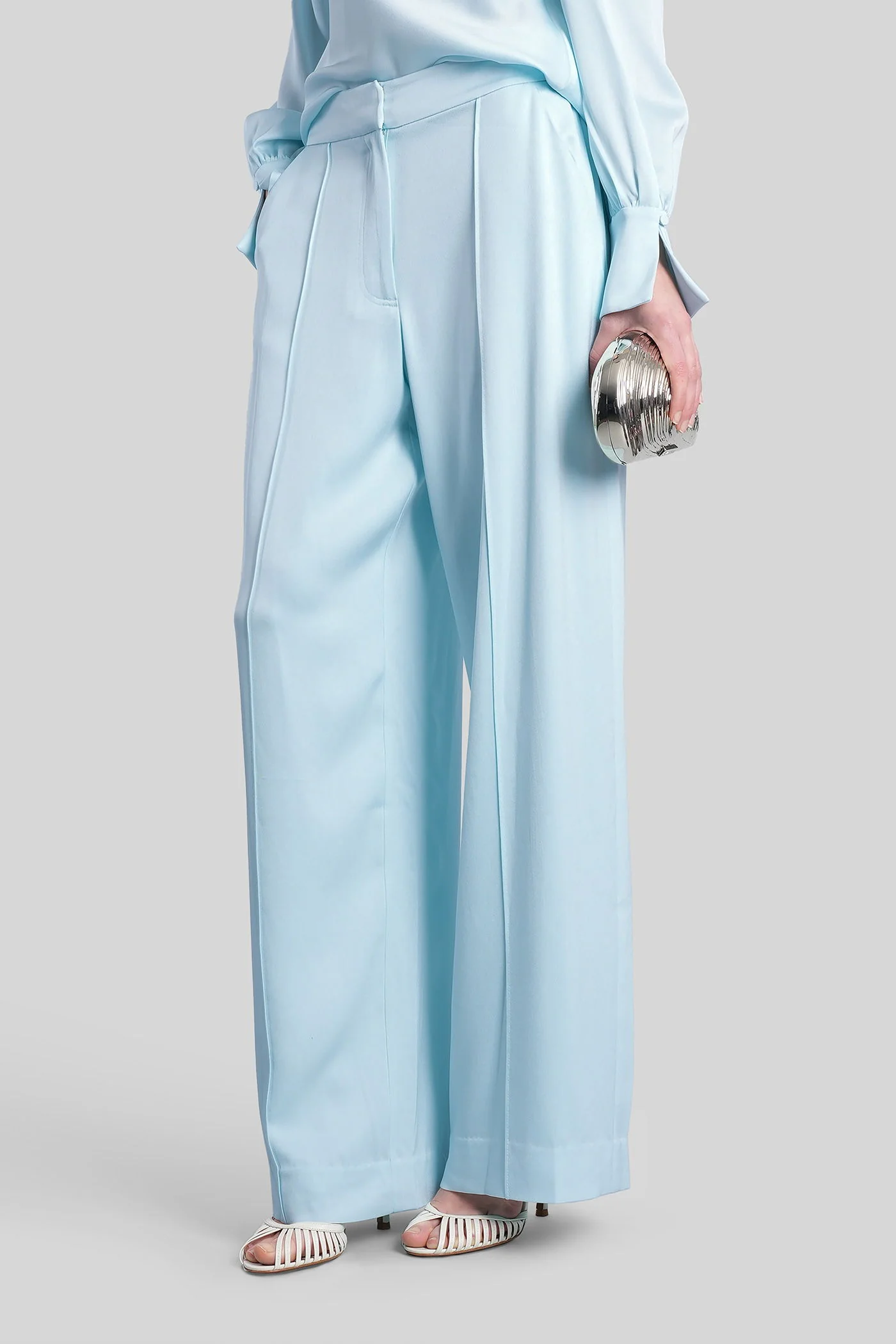 Kyra Pants in cyan acetate - Image 4