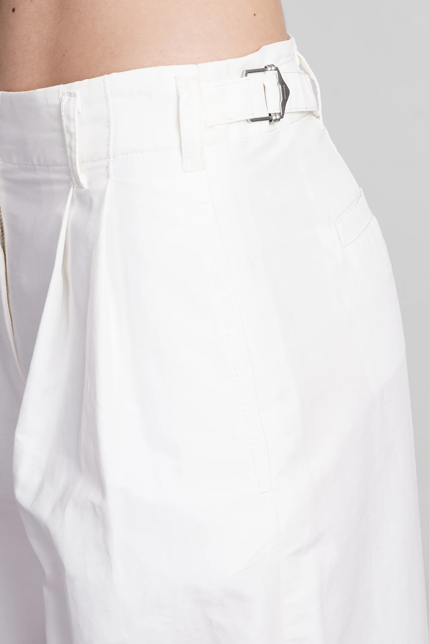 Leroy Pants in white cotton - Image 5