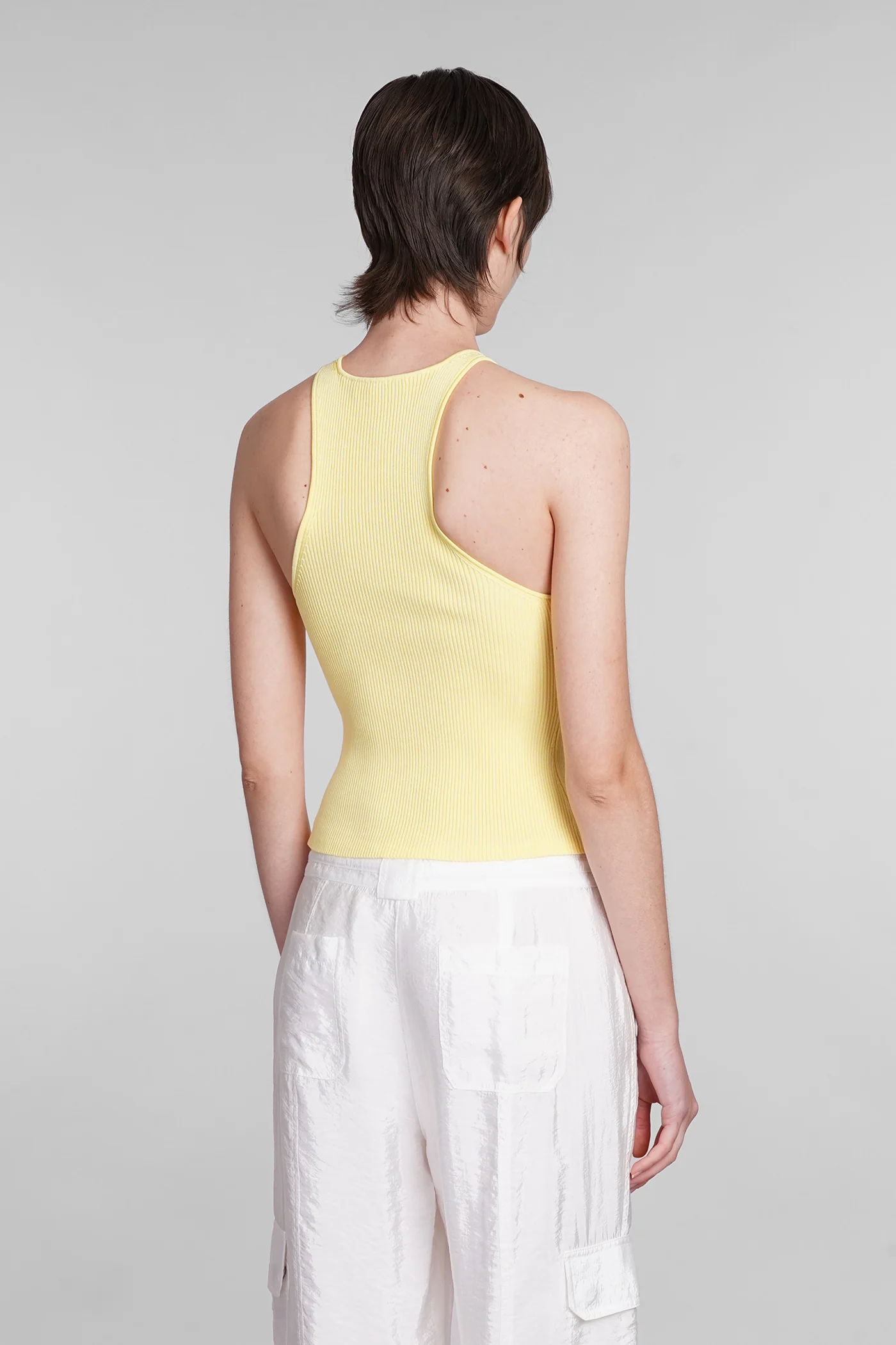 Reza Topwear in yellow Rayon - Image 3