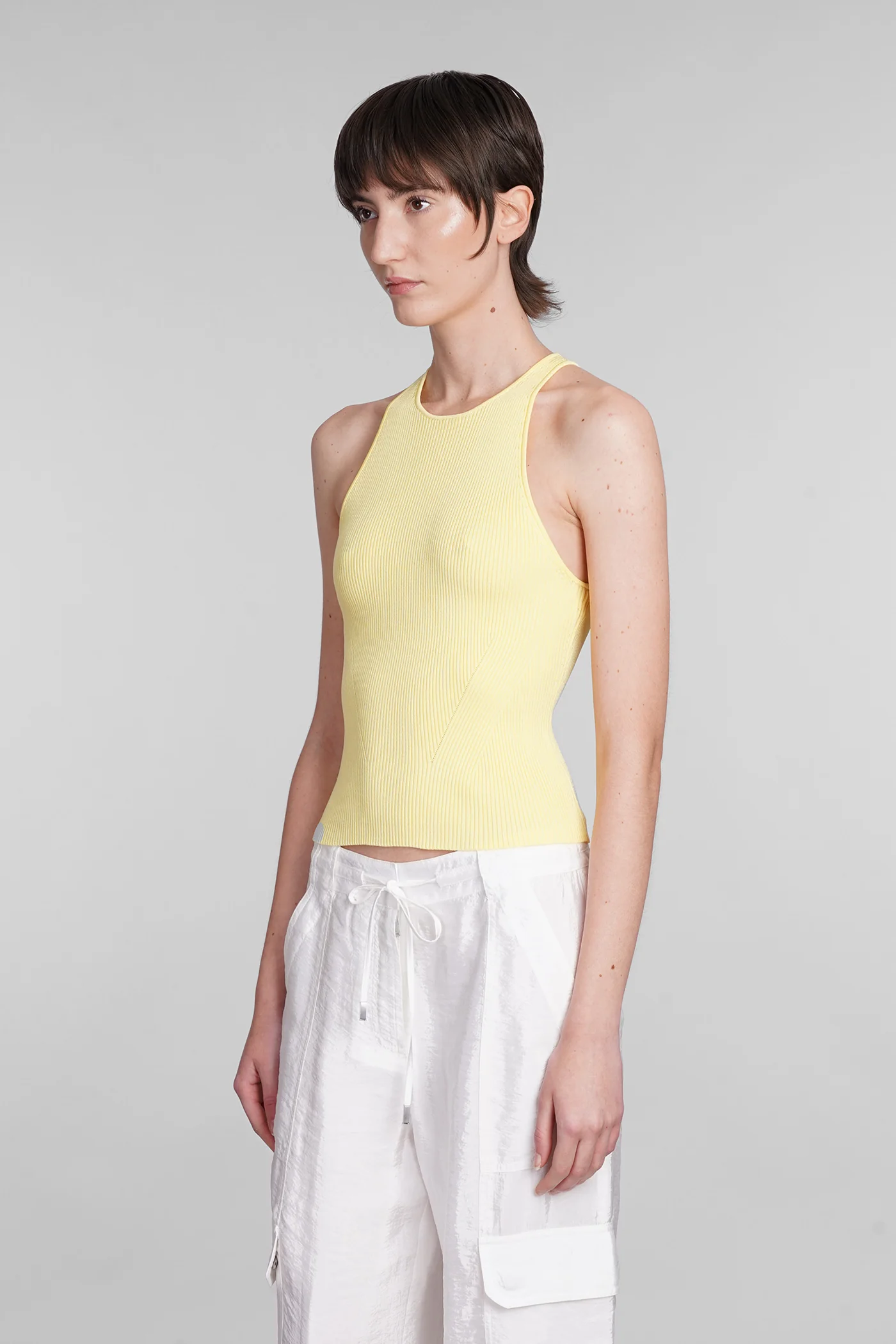 Reza Topwear in yellow Rayon - Image 4