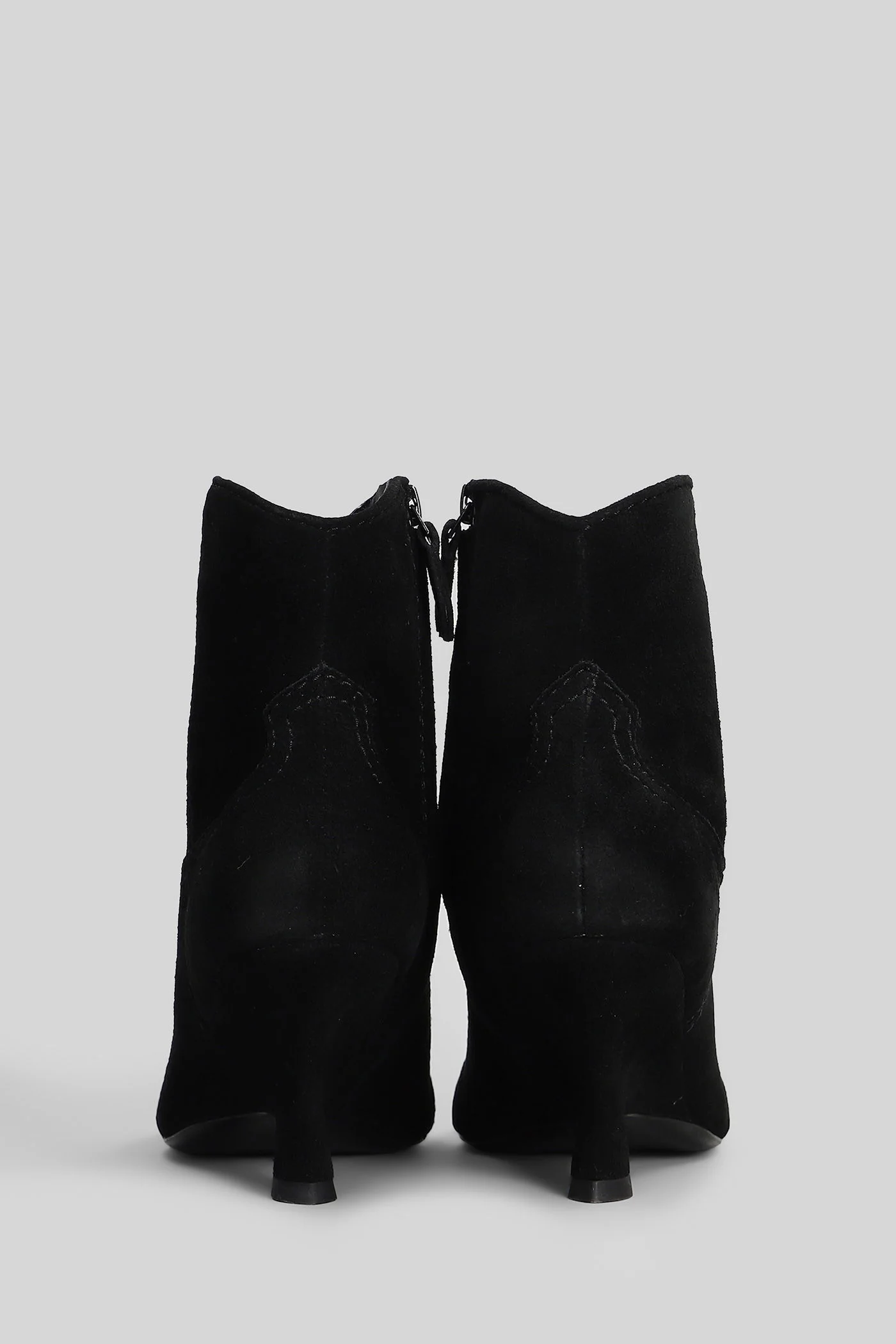 Shadow High heels Ankle boots in black suede - Image 4
