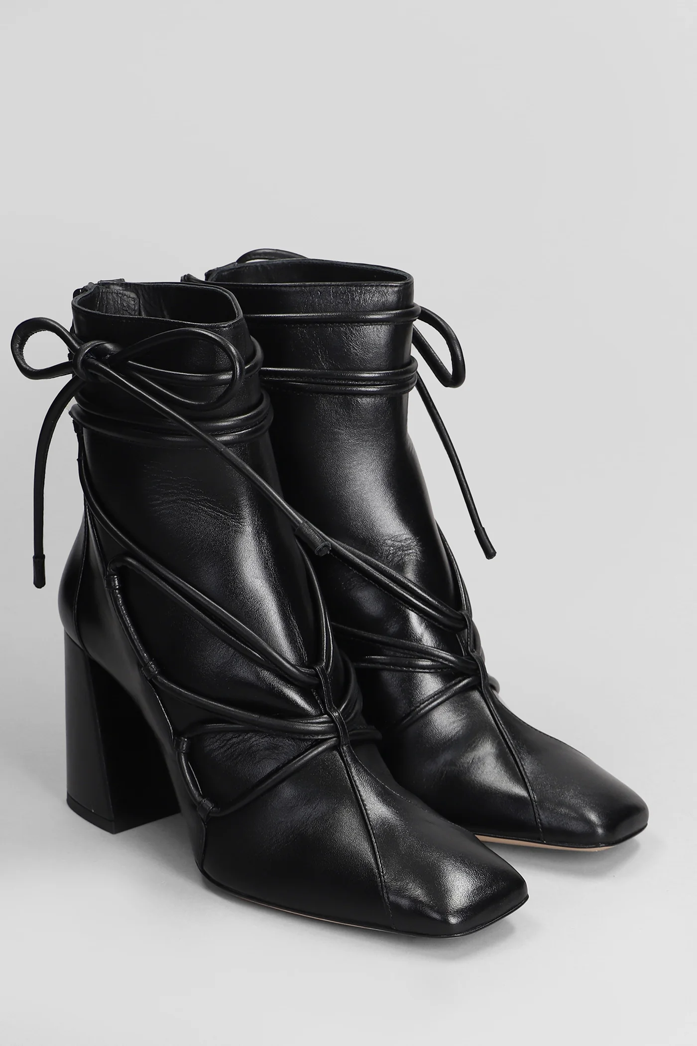 Havanna High heels Ankle boots in black leather - Image 2