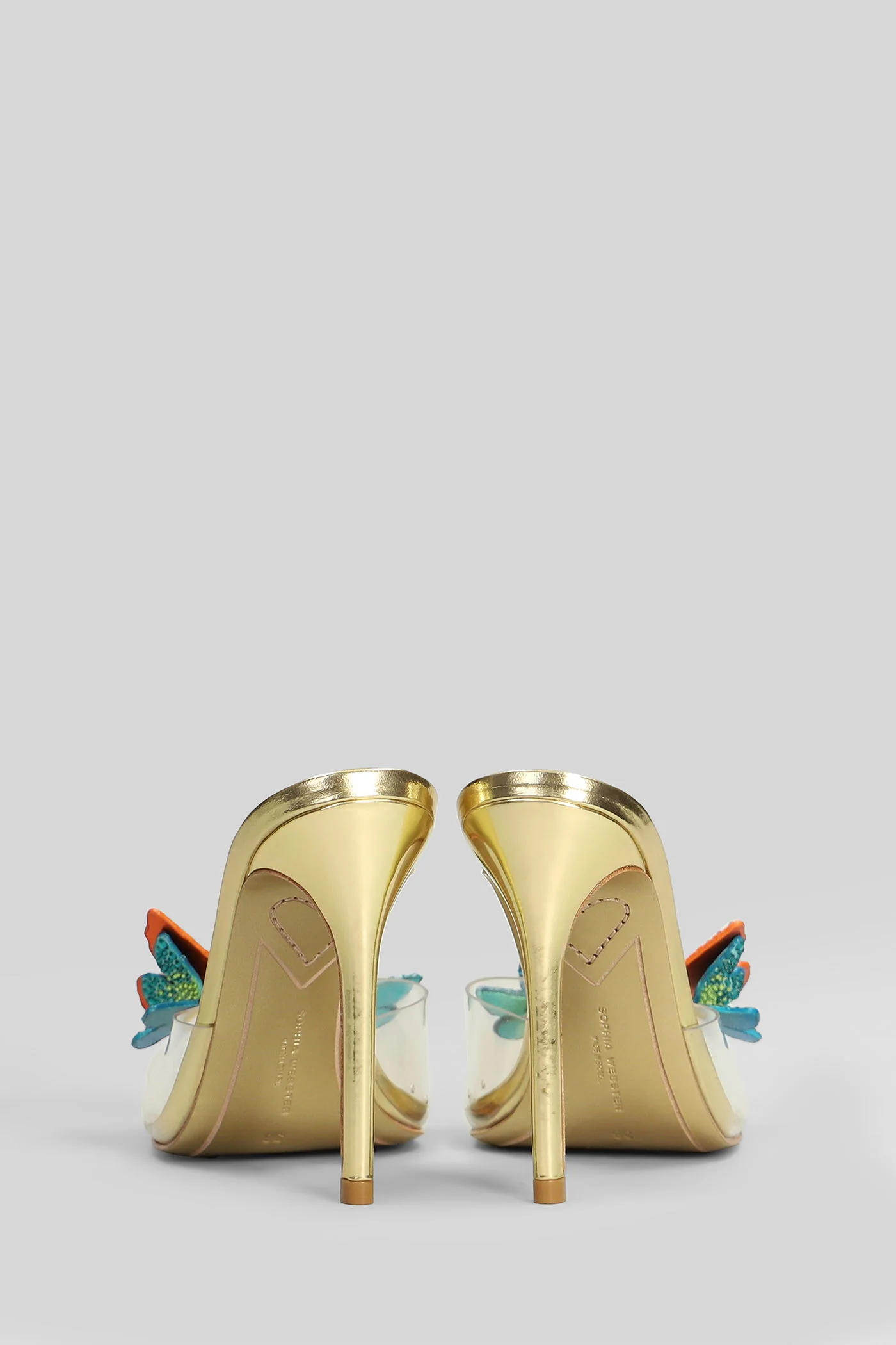 Vanessa Mule Slipper-Mule in gold leather - Image 24