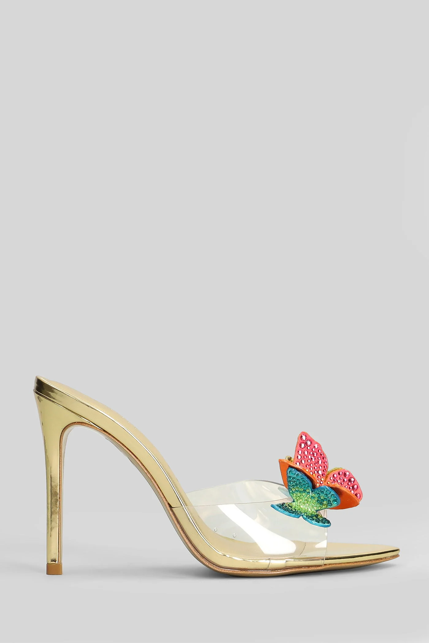 Vanessa Mule Slipper-Mule in gold leather - Image 6