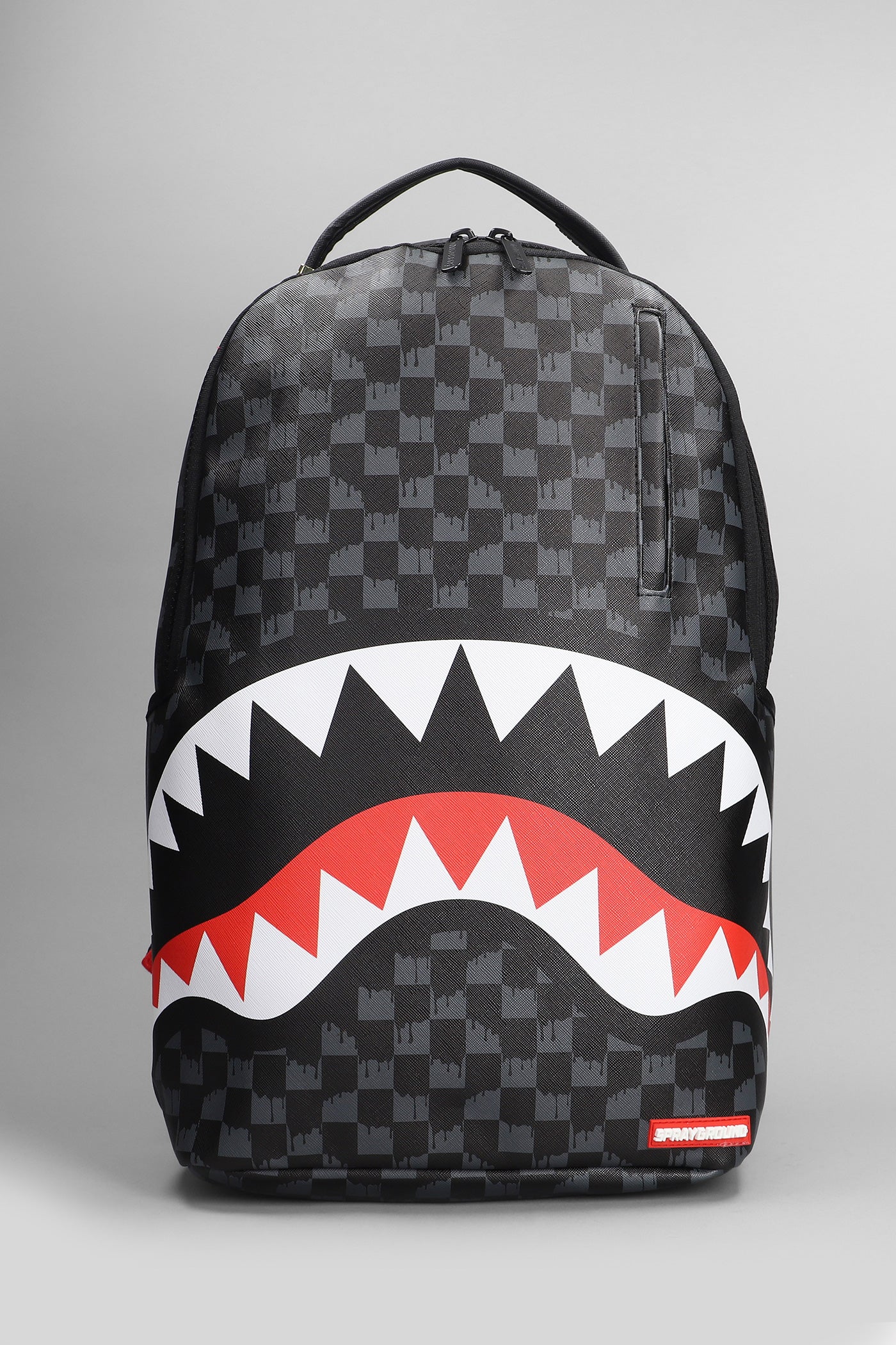 Backpack in black PVC