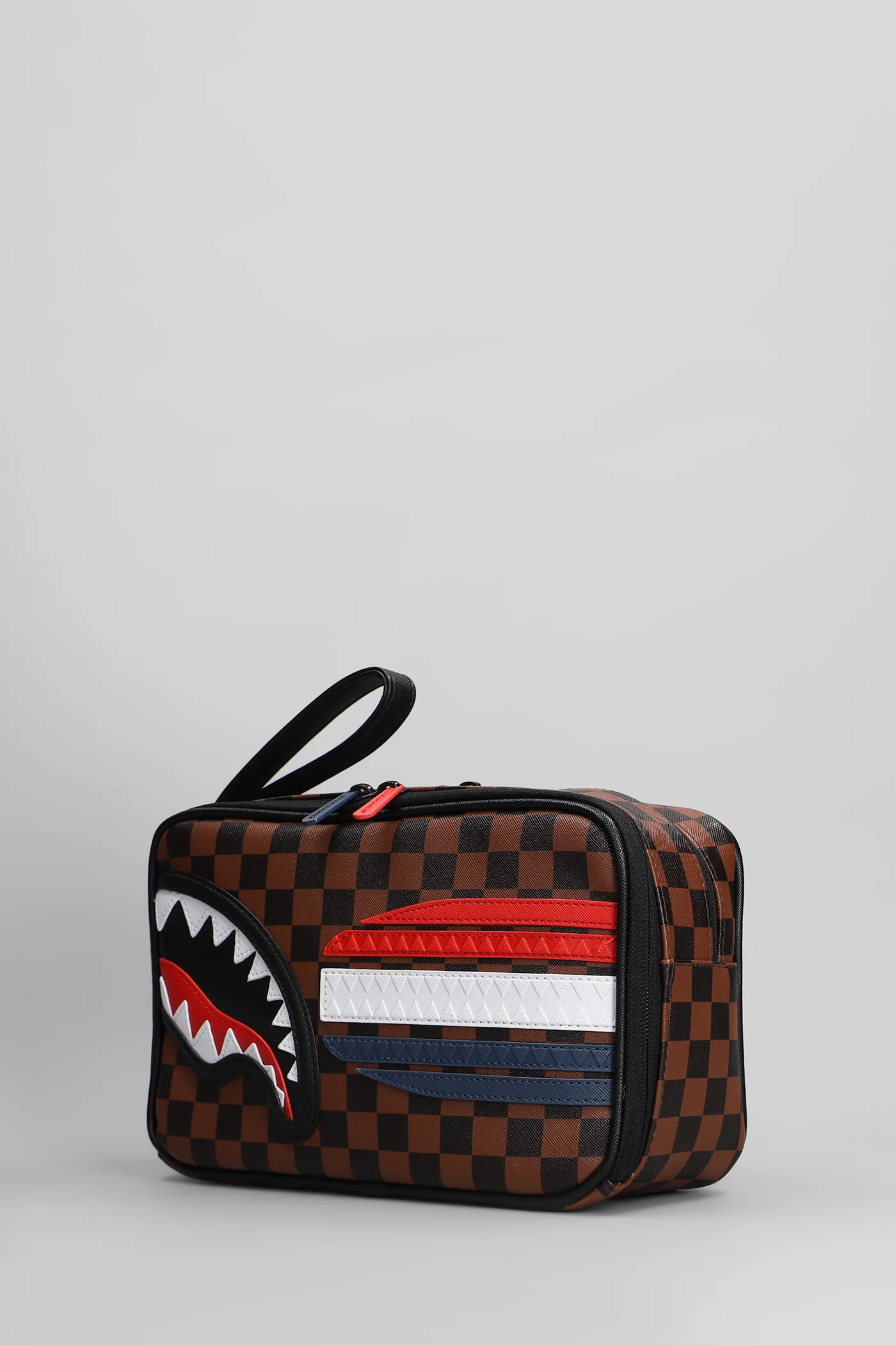 Clutch in brown PVC - Image 2
