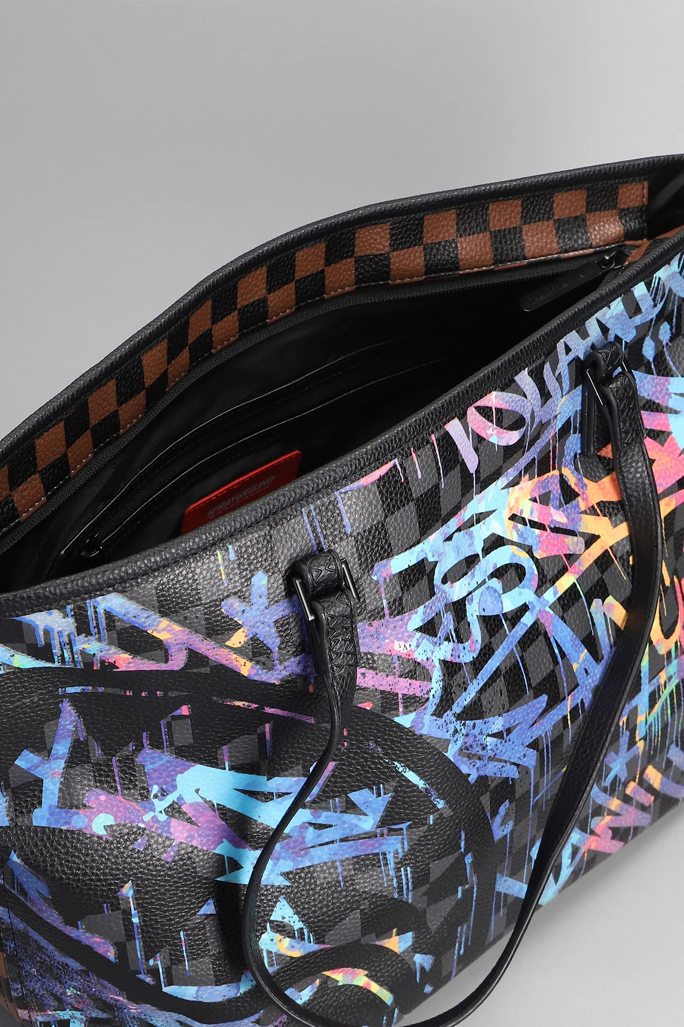 Tote in brown PVC - Image 4