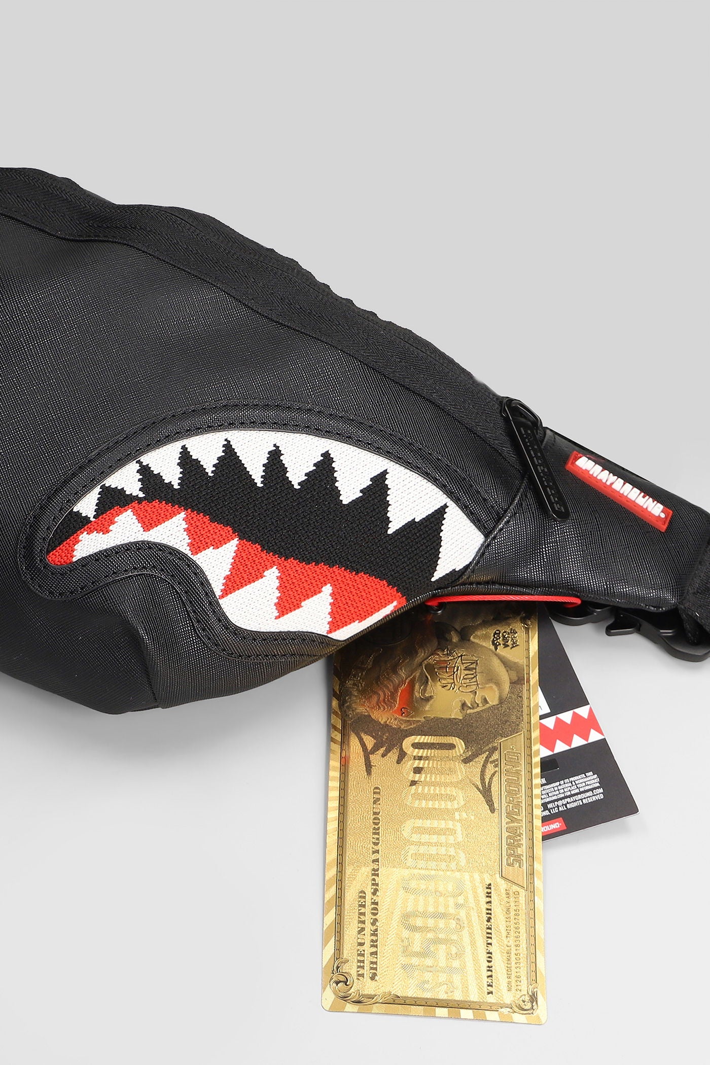 Waist Bag in black PVC - Image 4