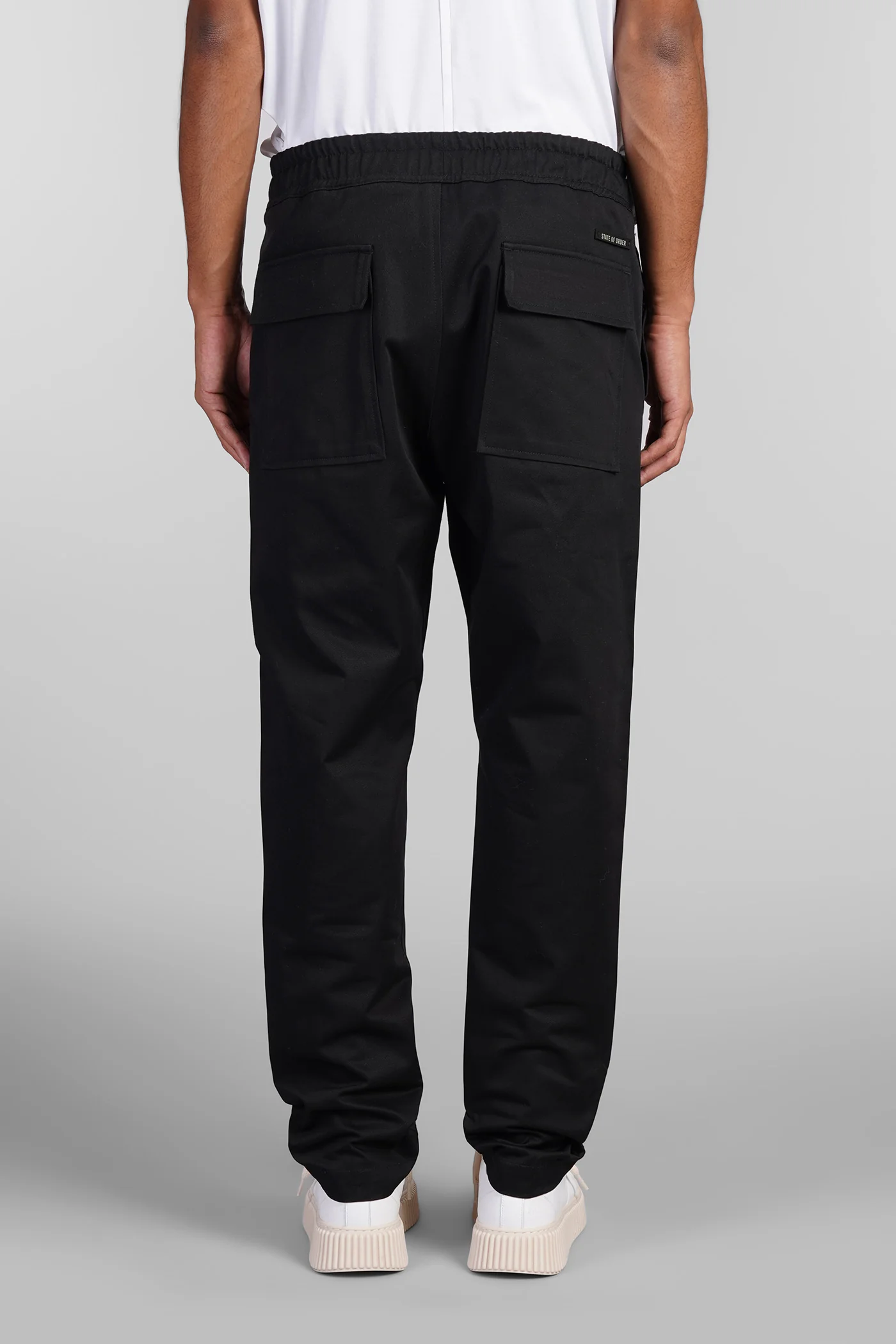 Buffalo Pants in black cotton - Image 3