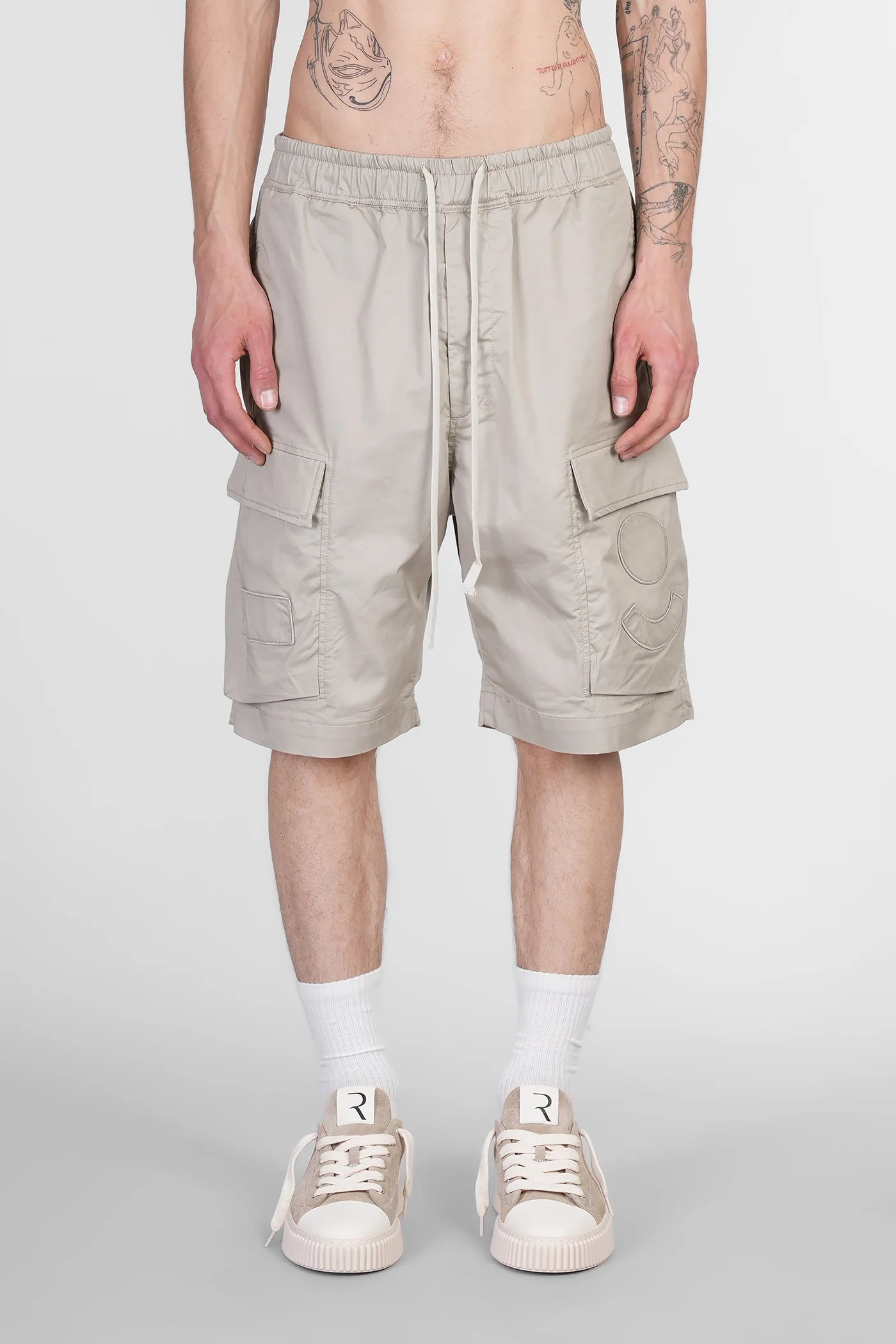 Couriers Shorts in beige cotton