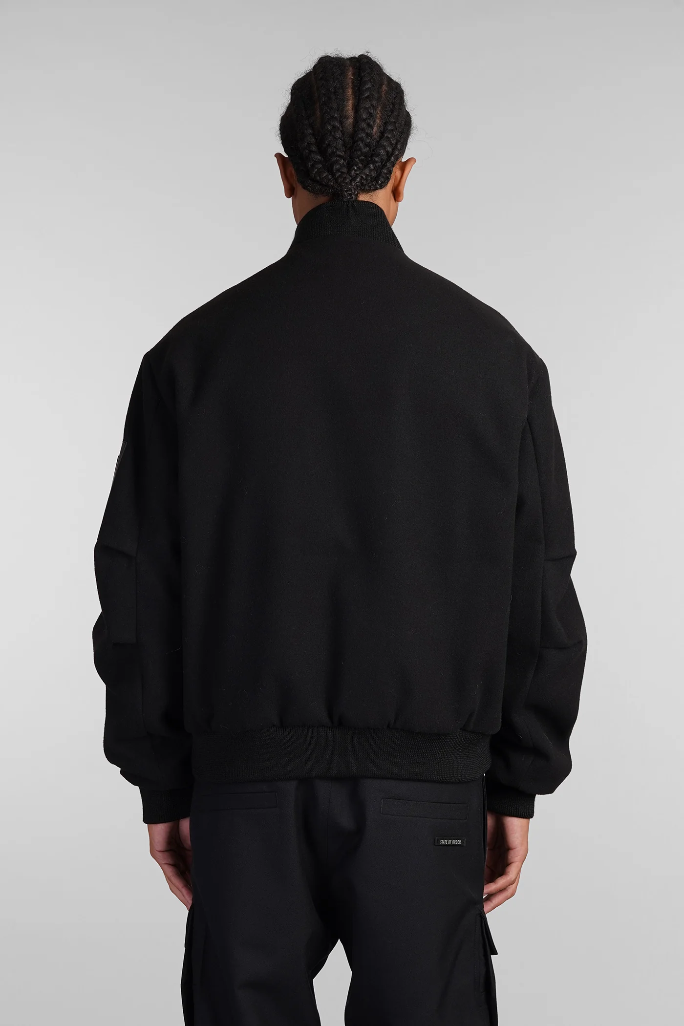 Ma 5 Bomber Jacket in black polyester - Image 3
