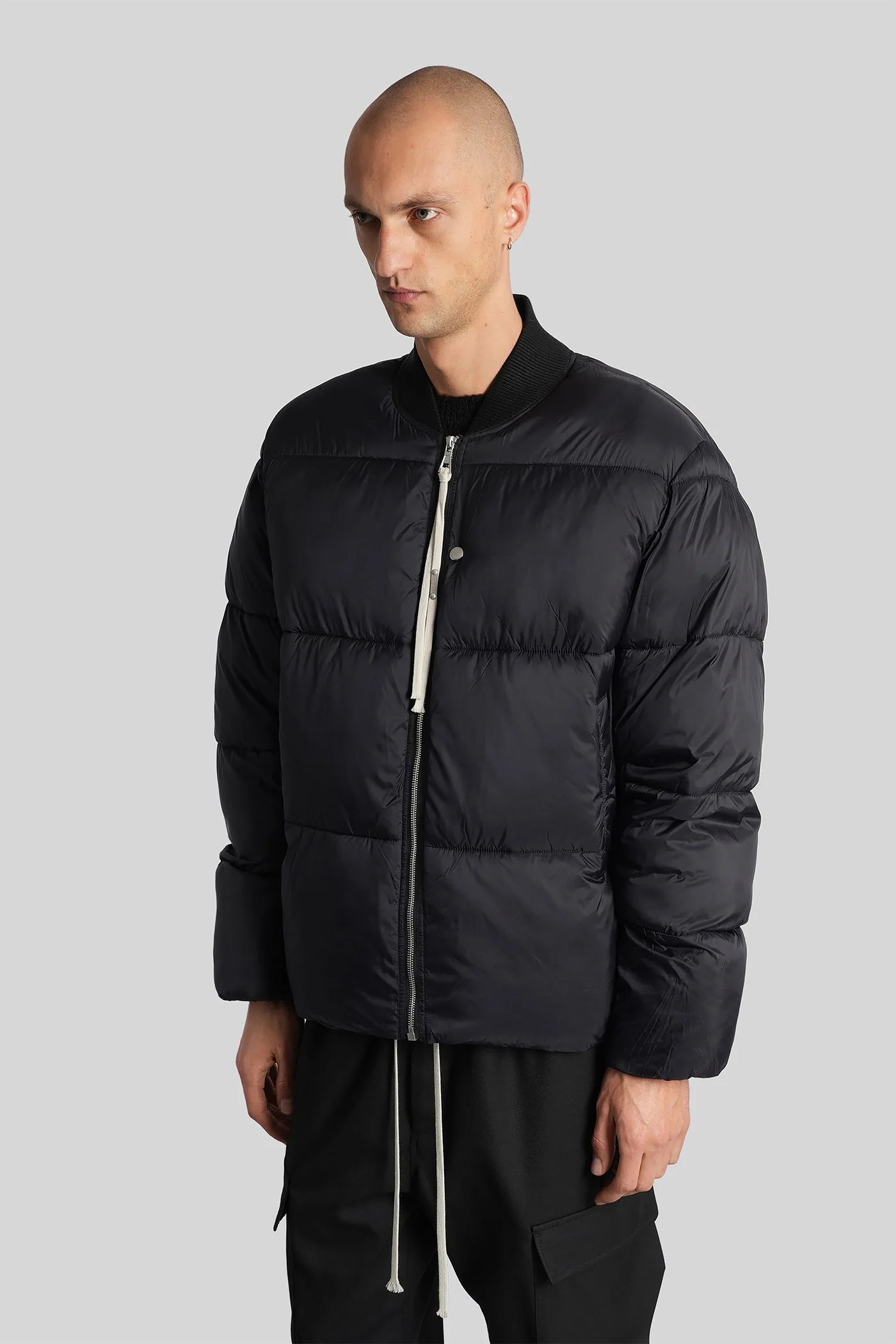 Puff bomber Bomber Jacket in black nylon - Image 4